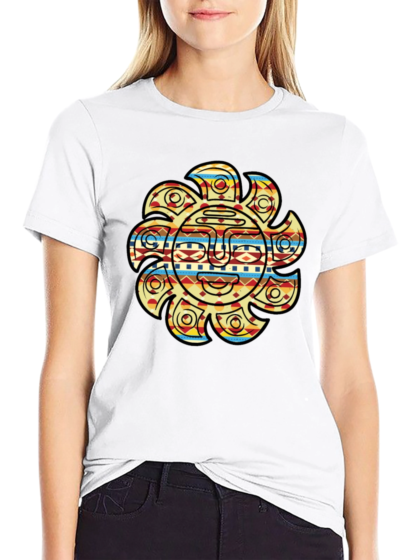 Aztec Sun Graphic Tee