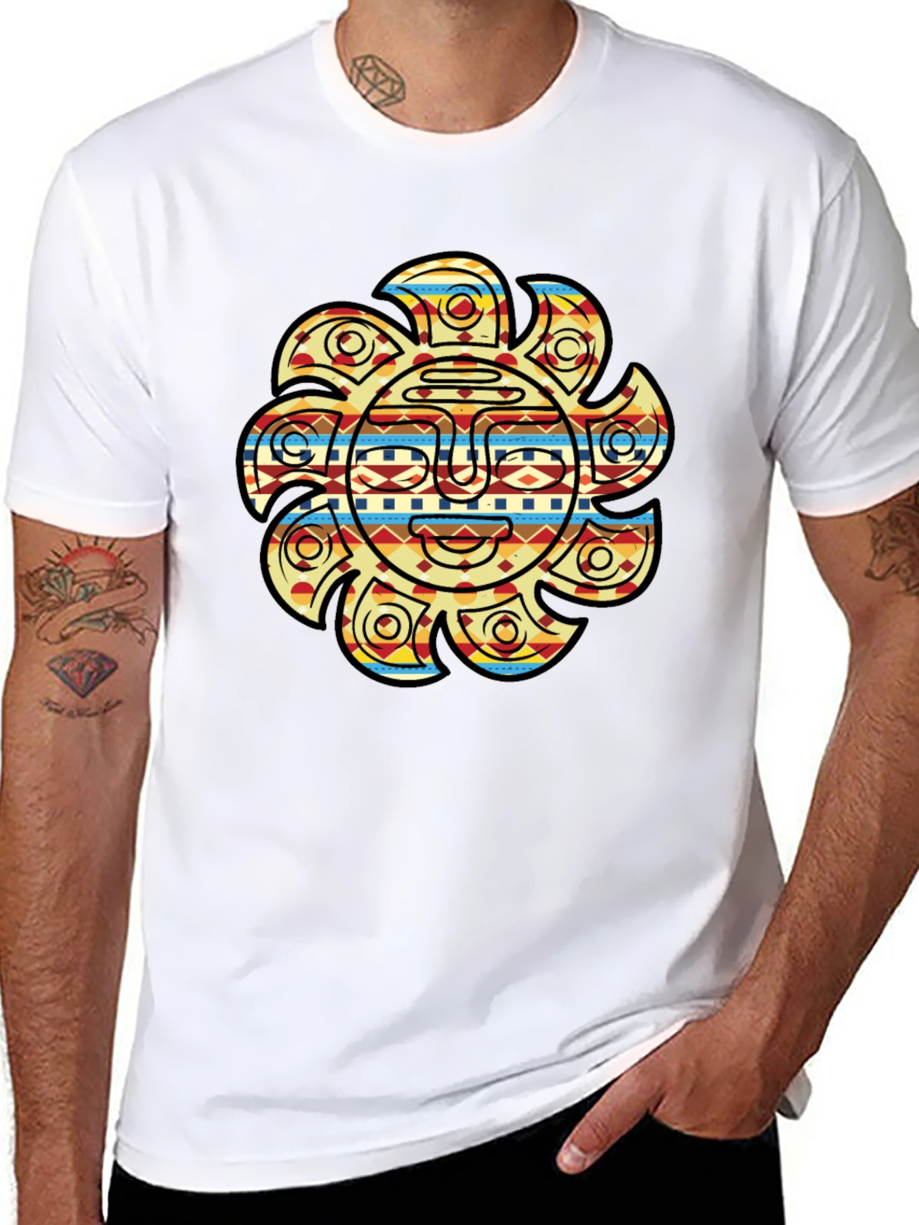 Aztec Sun Graphic Tee