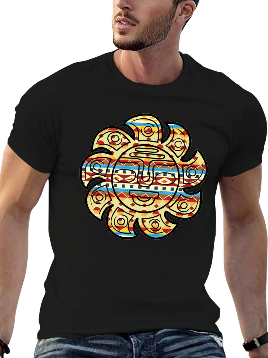 Aztec Sun Graphic Tee