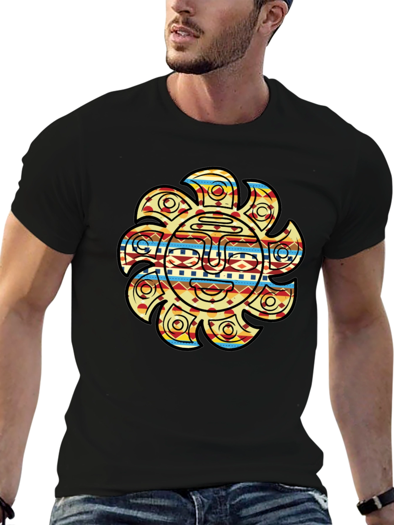 Aztec Sun Graphic Tee