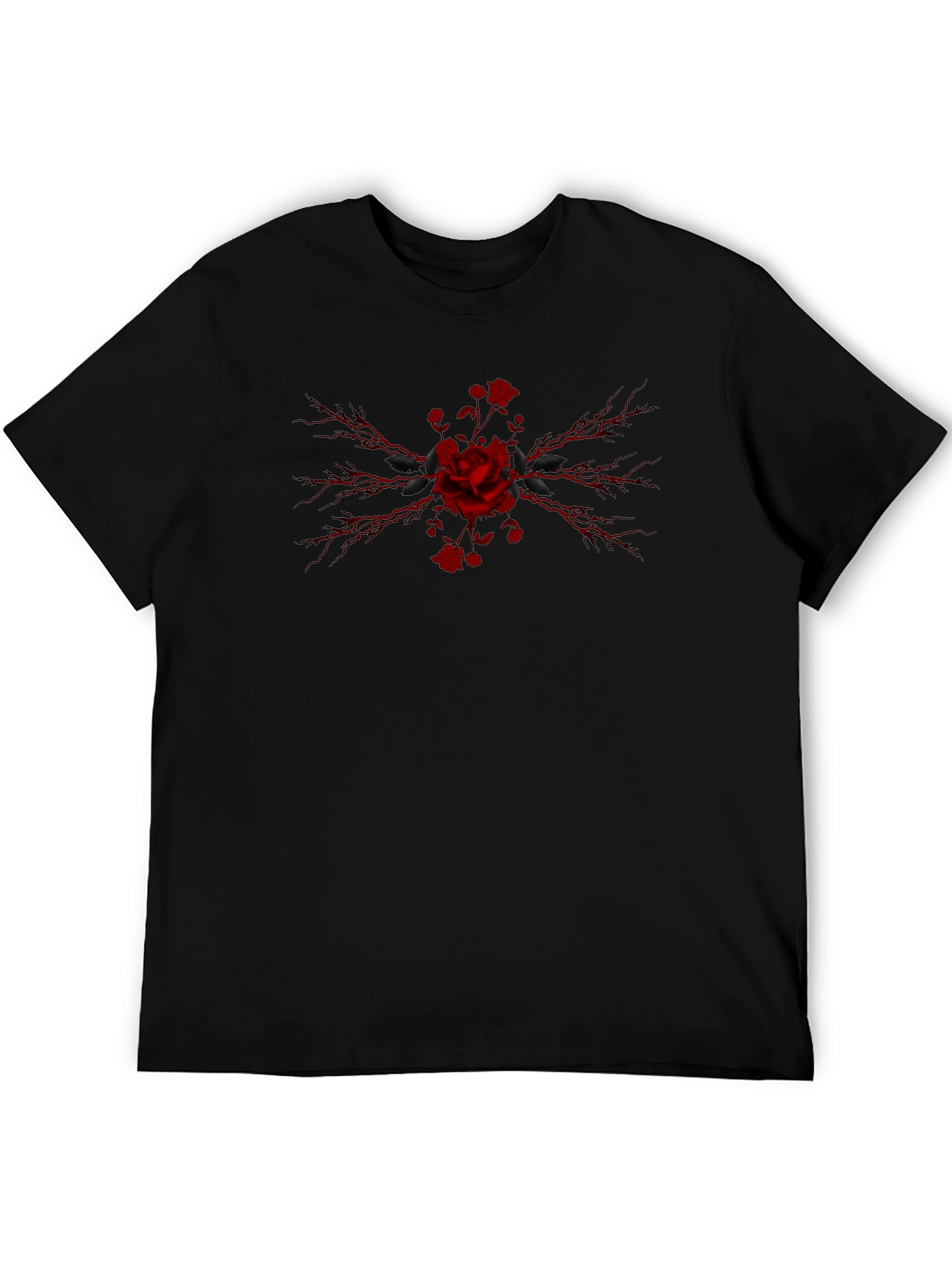 Gothic Rose Graphic T-Shirt