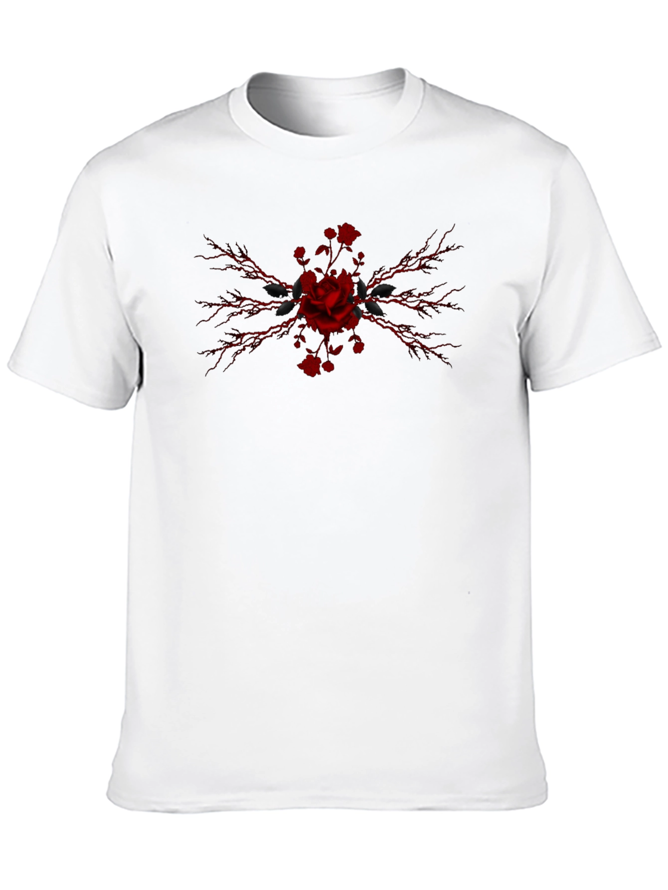 Gothic Rose Graphic T-Shirt