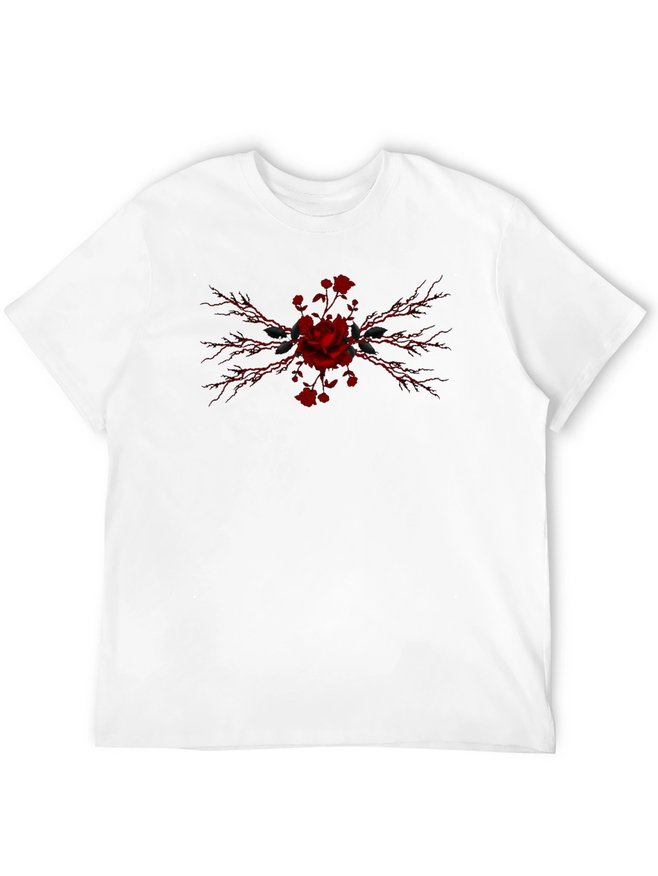 Gothic Rose Graphic T-Shirt