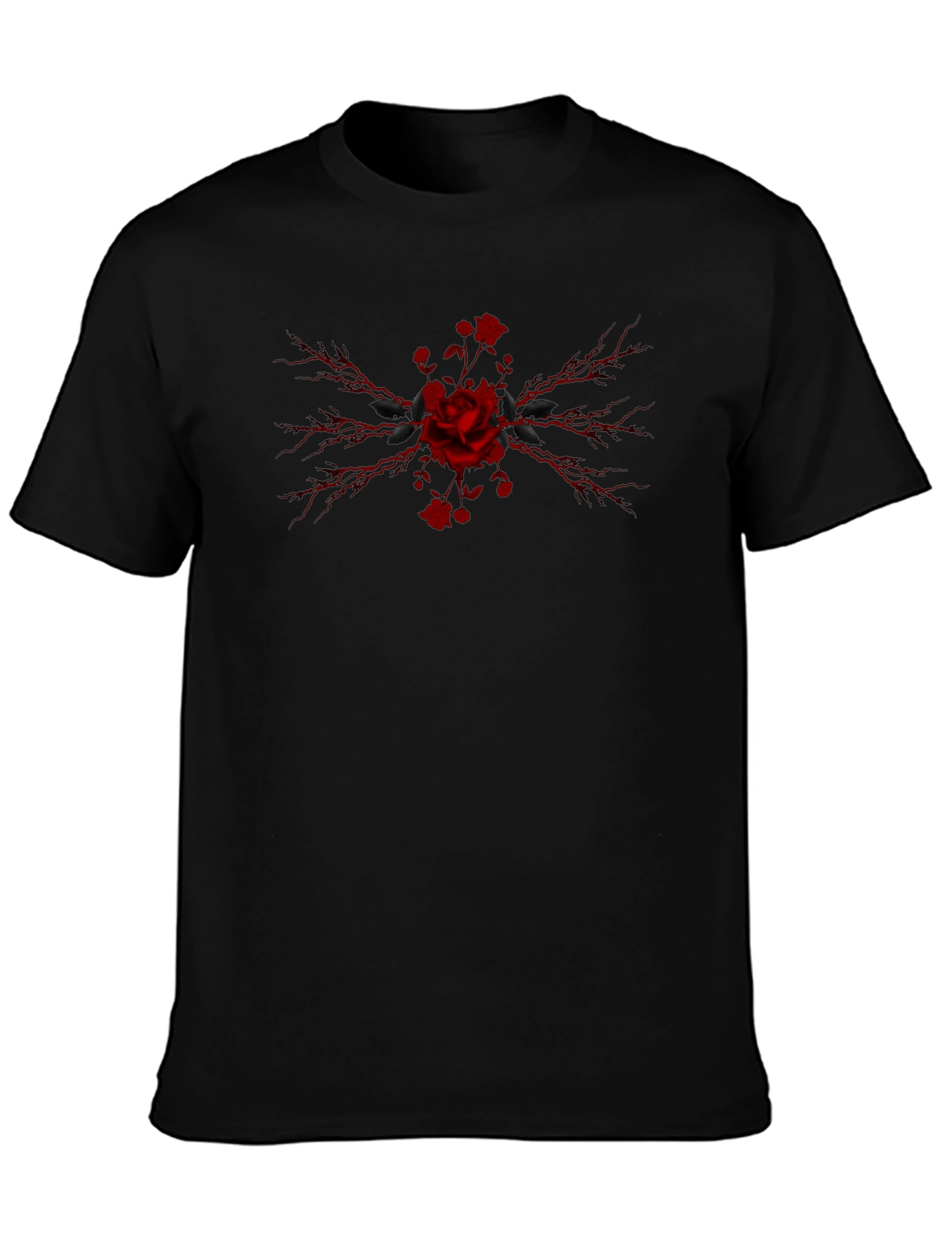 Gothic Rose Graphic T-Shirt