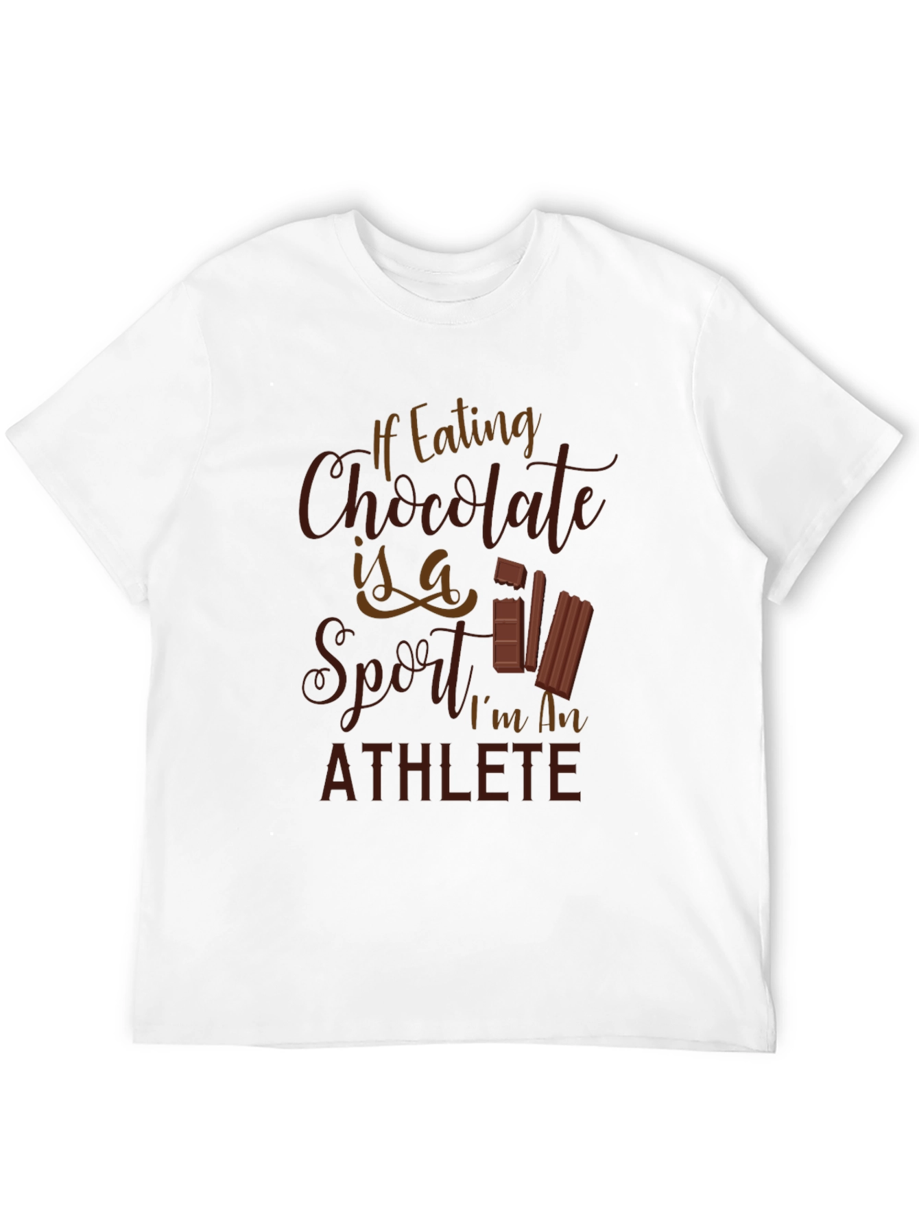 Chocolate Lovers T-Shirt - Funny Athlete Tee