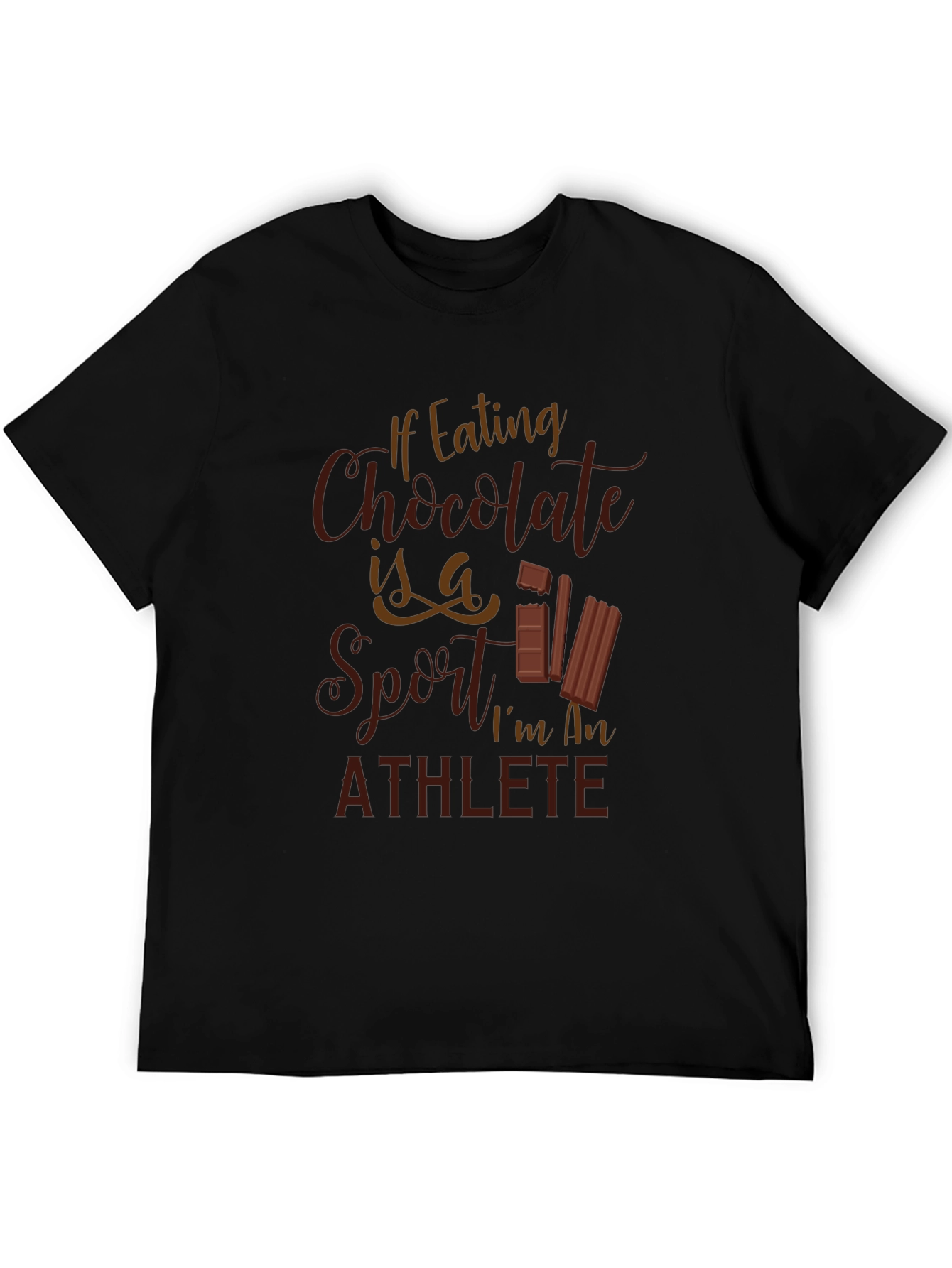 Chocolate Lovers T-Shirt - Funny Athlete Tee