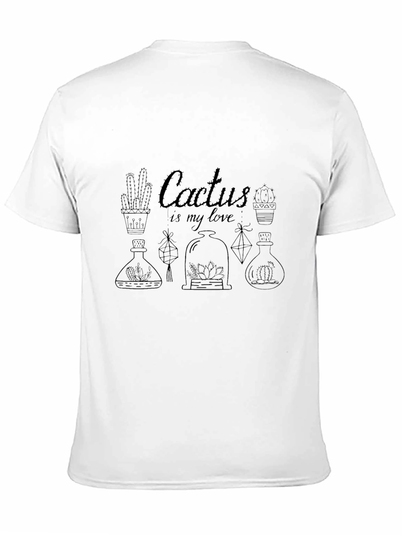 Cactus is My Love T-Shirt - Botanical Design