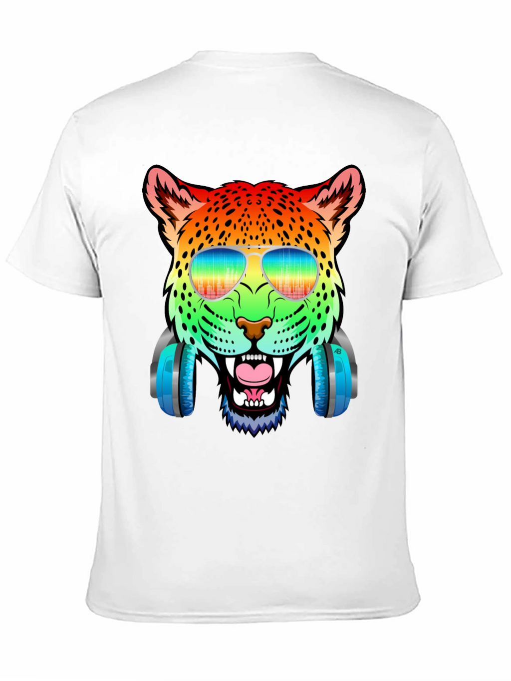 Rainbow Leopard DJ T-Shirt