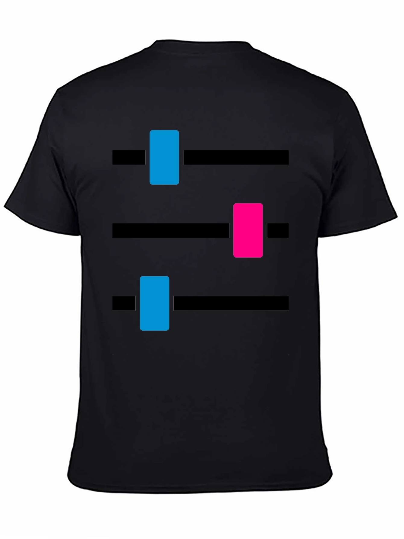 DJ Mixer Graphic Tee - Black Cotton Blend