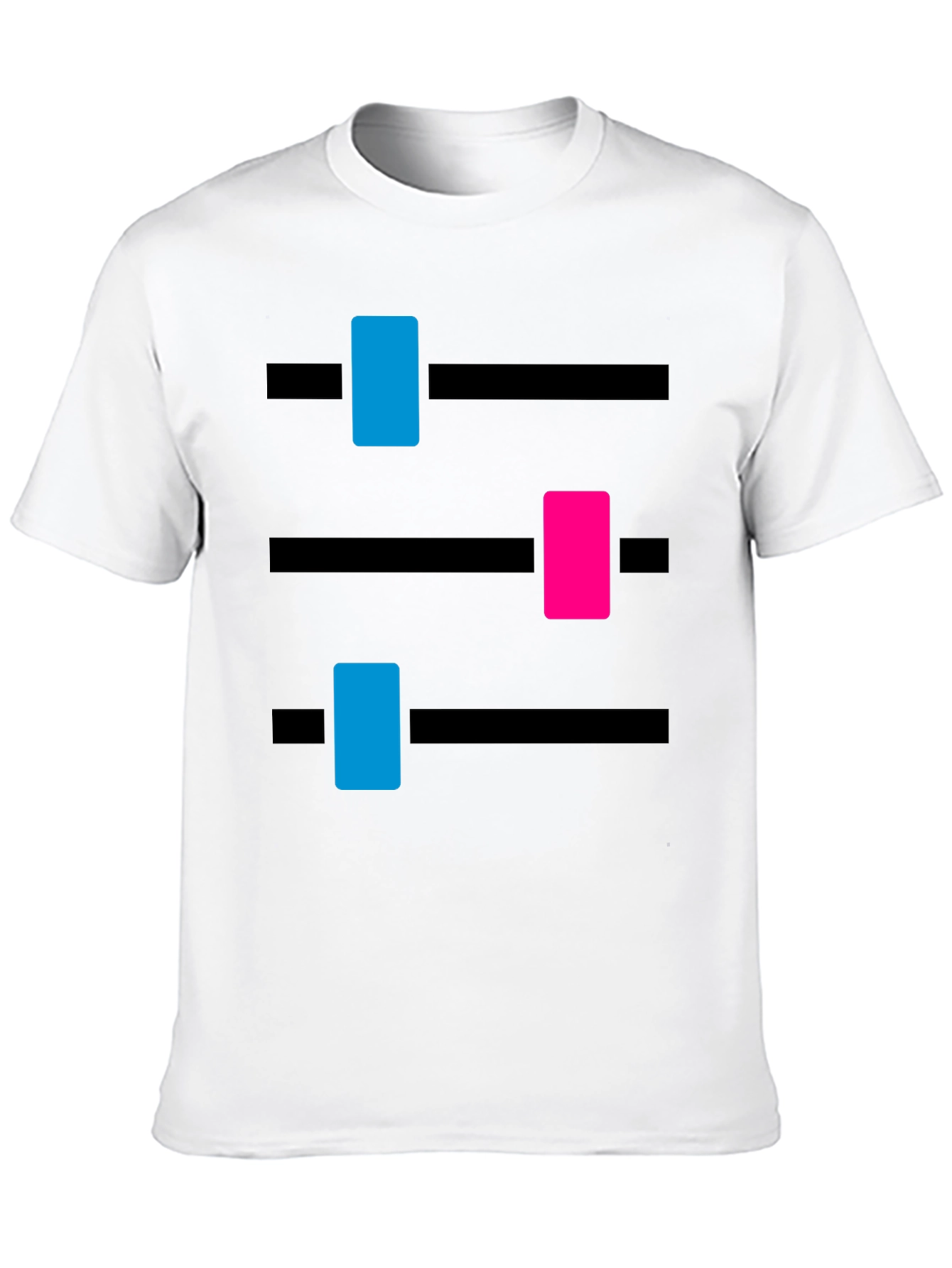 DJ Mixer Graphic Tee - Black Cotton Blend
