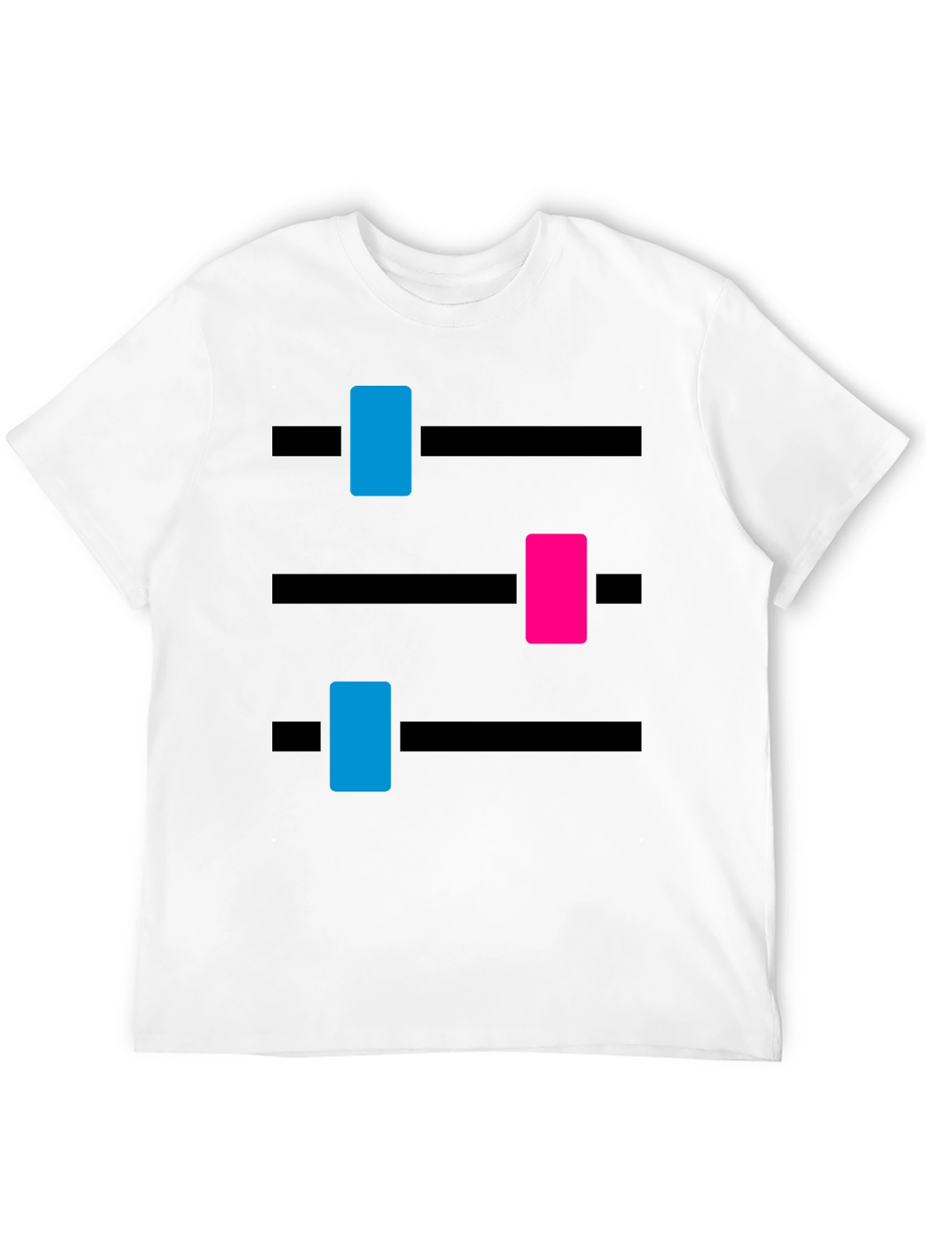 DJ Mixer Graphic Tee - Black Cotton Blend