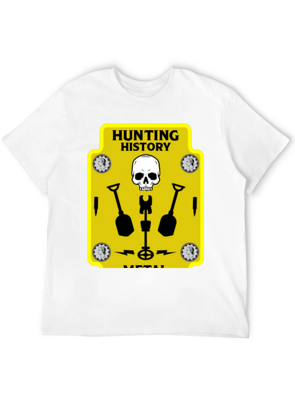 Hunting History Metal Detector T-Shirt
