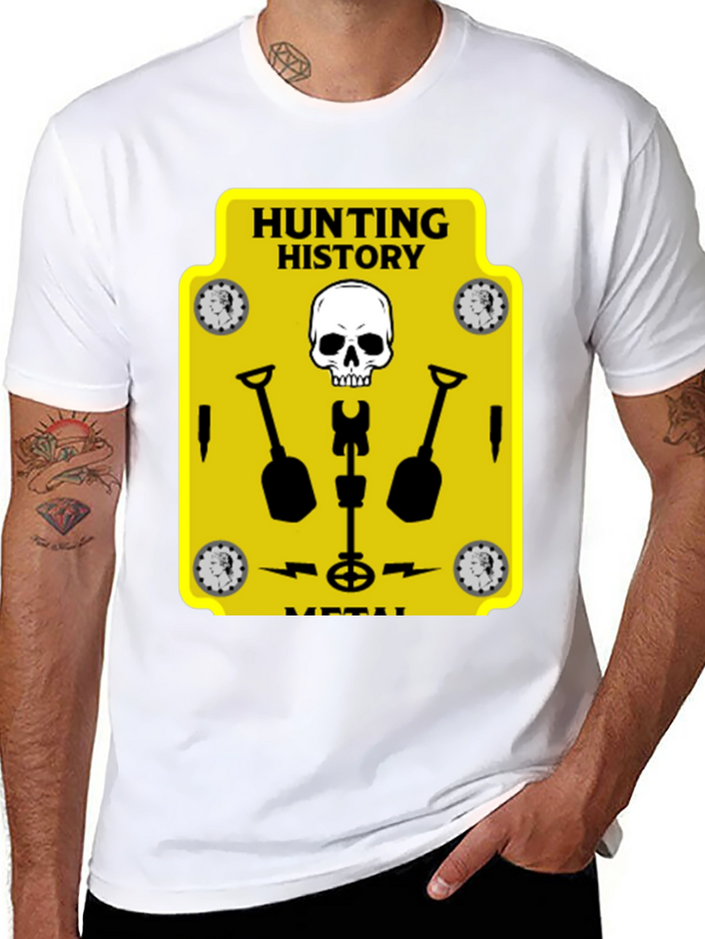 Hunting History Metal Detector T-Shirt