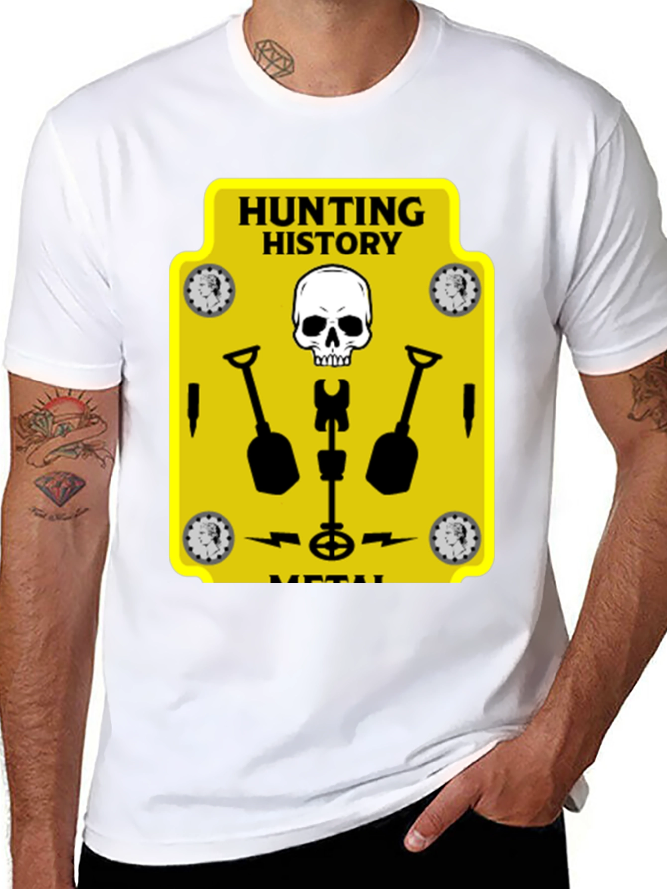 Hunting History Metal Detector T-Shirt