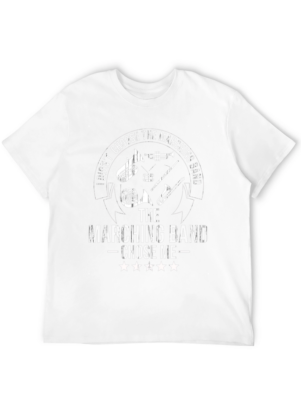 Marching Band Chose Me Black T-Shirt