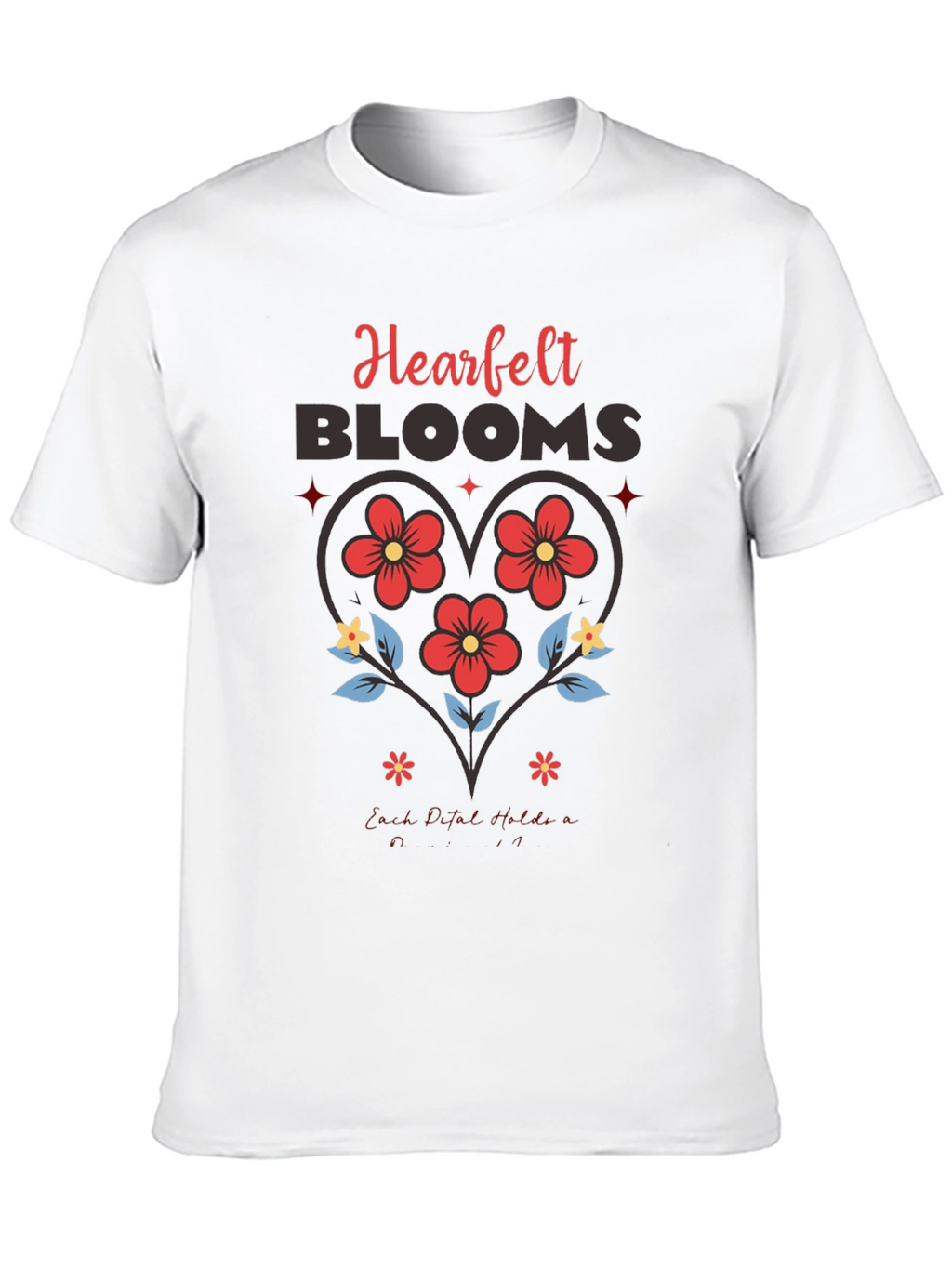 Heartfelt Blooms Graphic Tee
