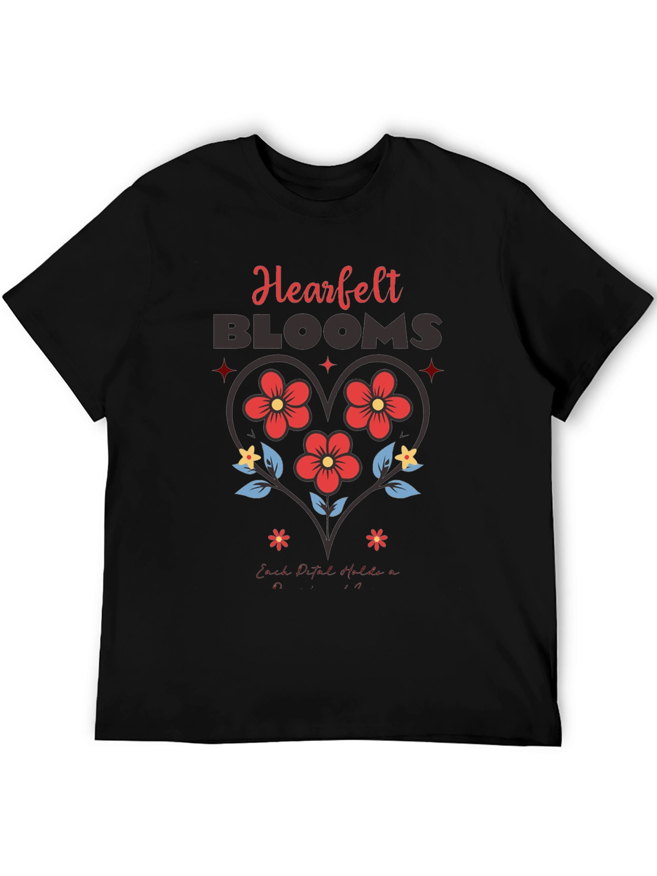 Heartfelt Blooms Graphic Tee