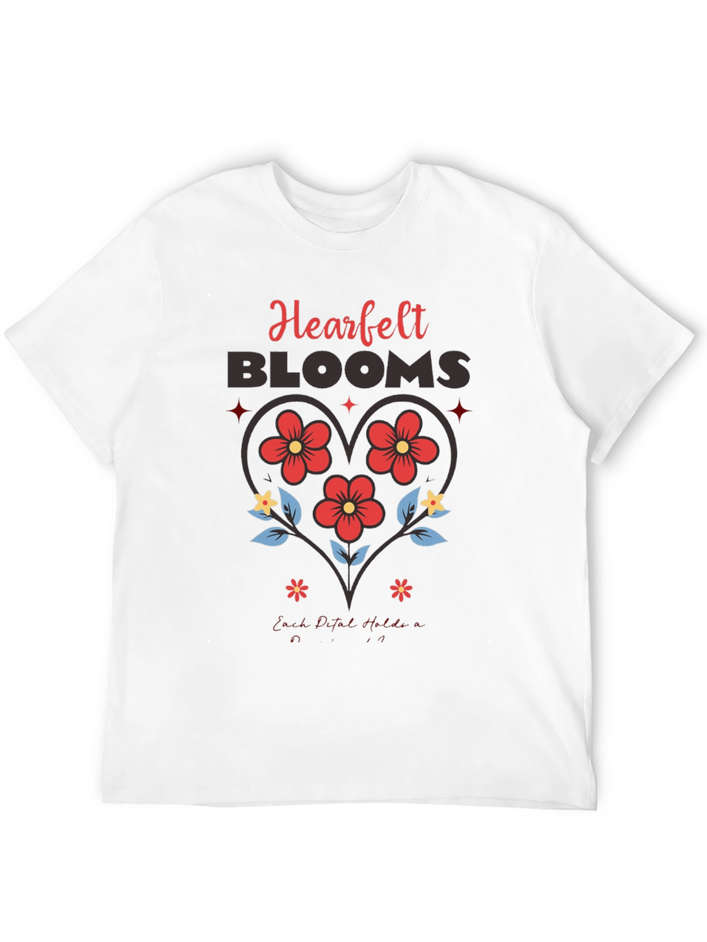 Heartfelt Blooms Graphic Tee