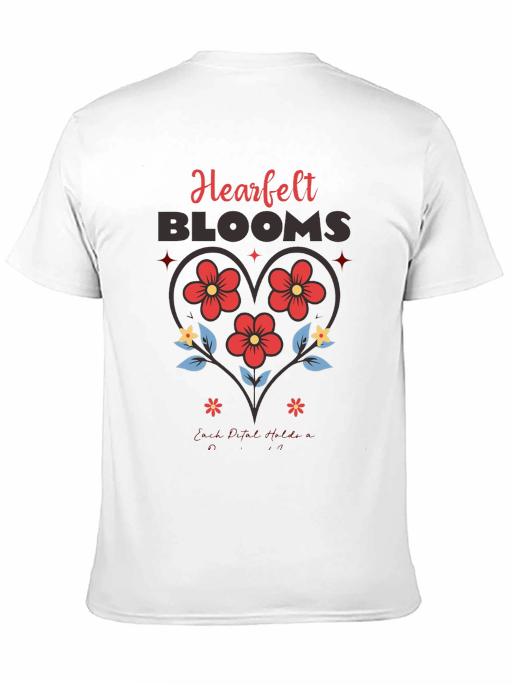 Heartfelt Blooms Graphic Tee