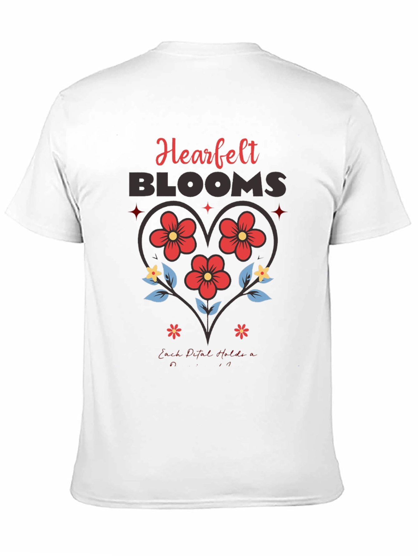 Heartfelt Blooms Graphic Tee