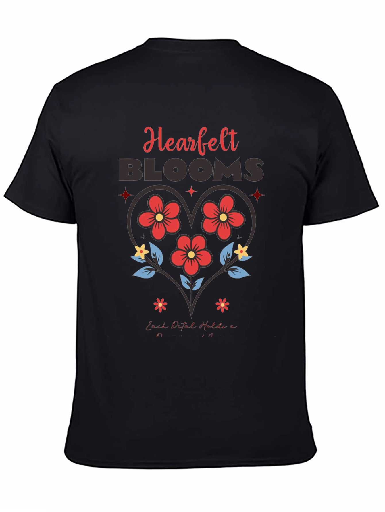 Heartfelt Blooms Graphic Tee