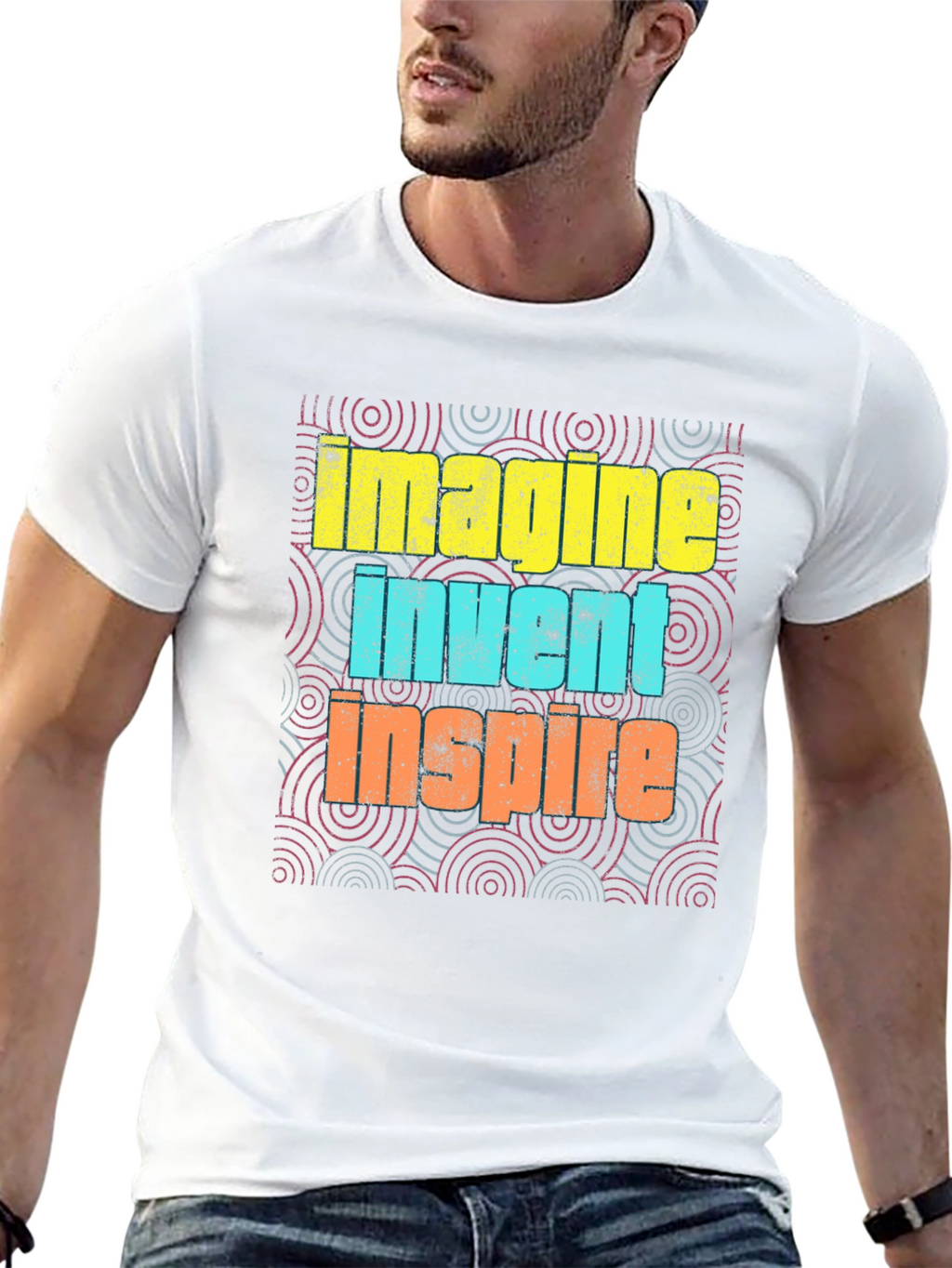 Imagine Invent Inspire Graphic T-Shirt
