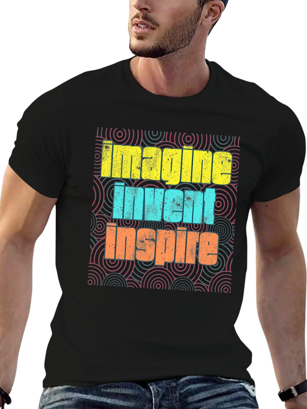 Imagine Invent Inspire Graphic T-Shirt