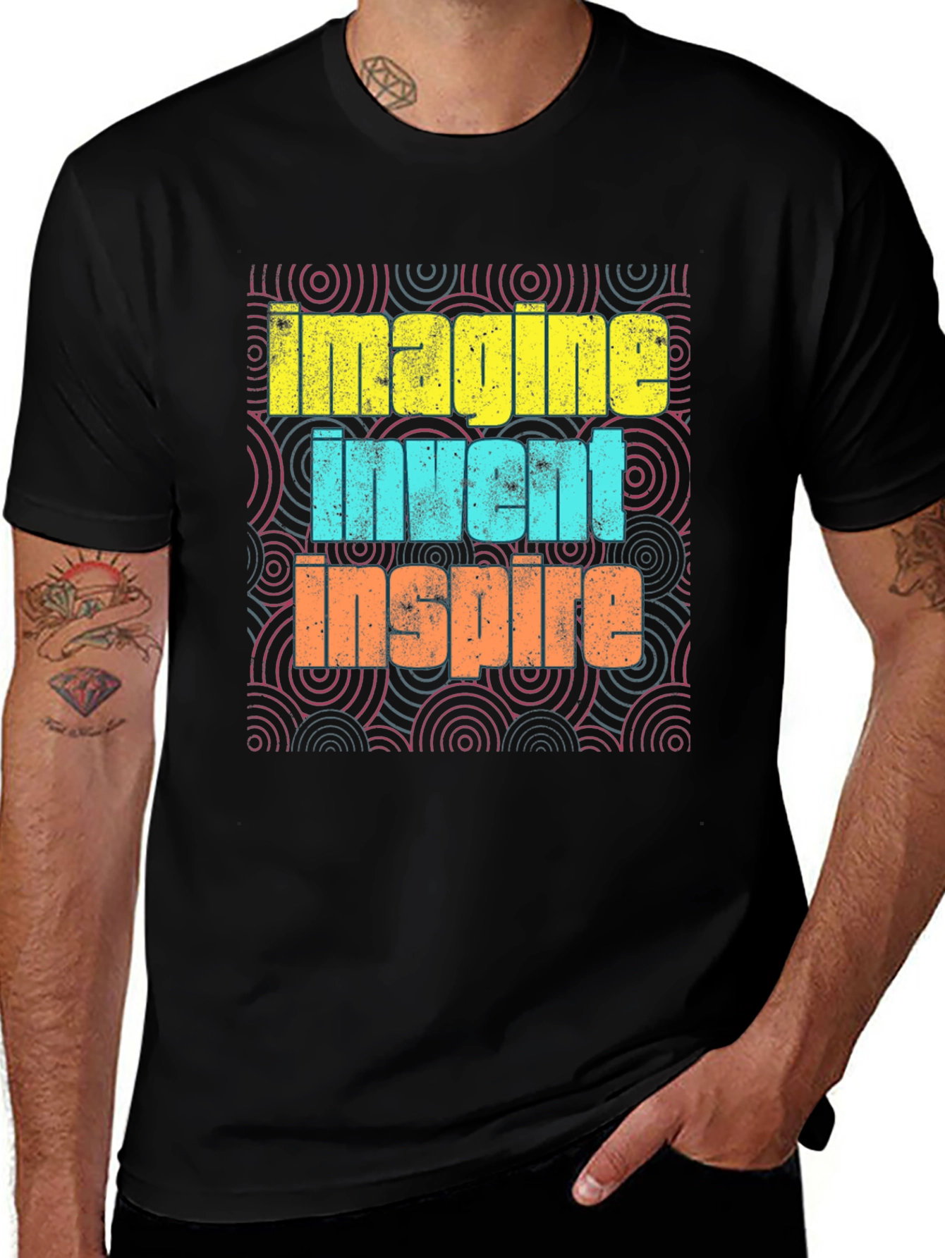 Imagine Invent Inspire Graphic T-Shirt