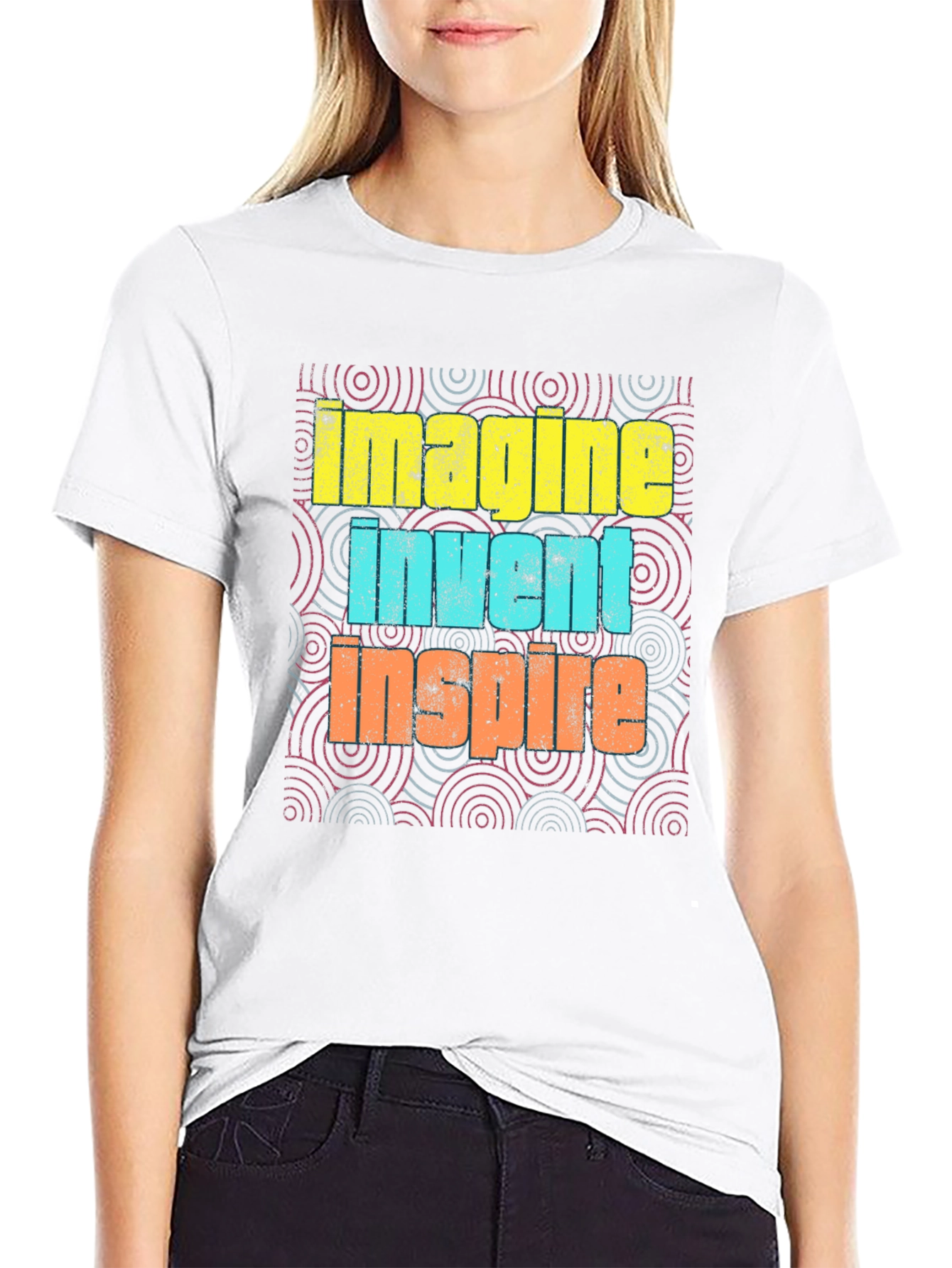 Imagine Invent Inspire Graphic T-Shirt