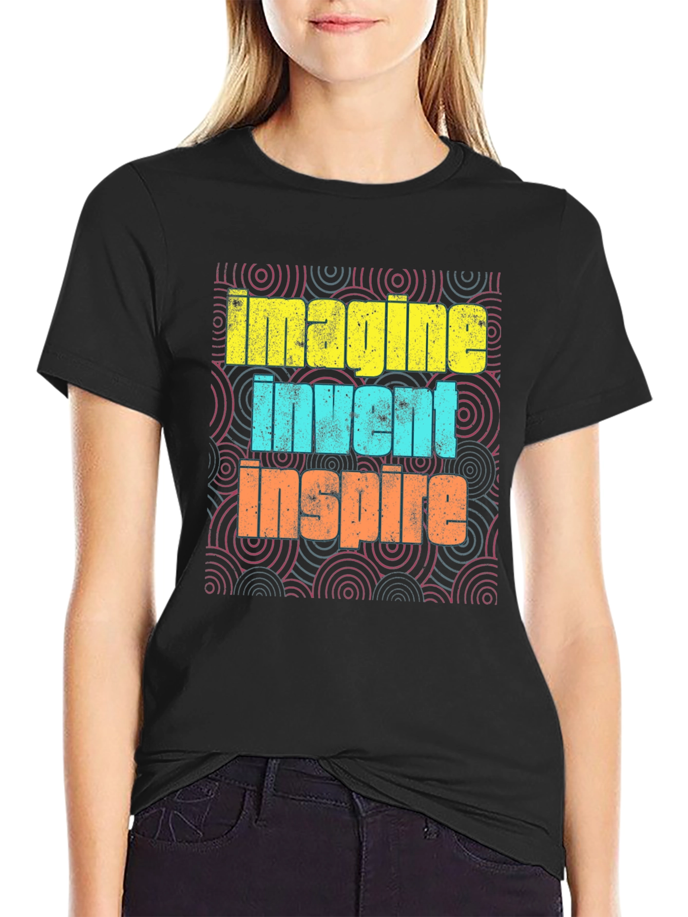 Imagine Invent Inspire Graphic T-Shirt