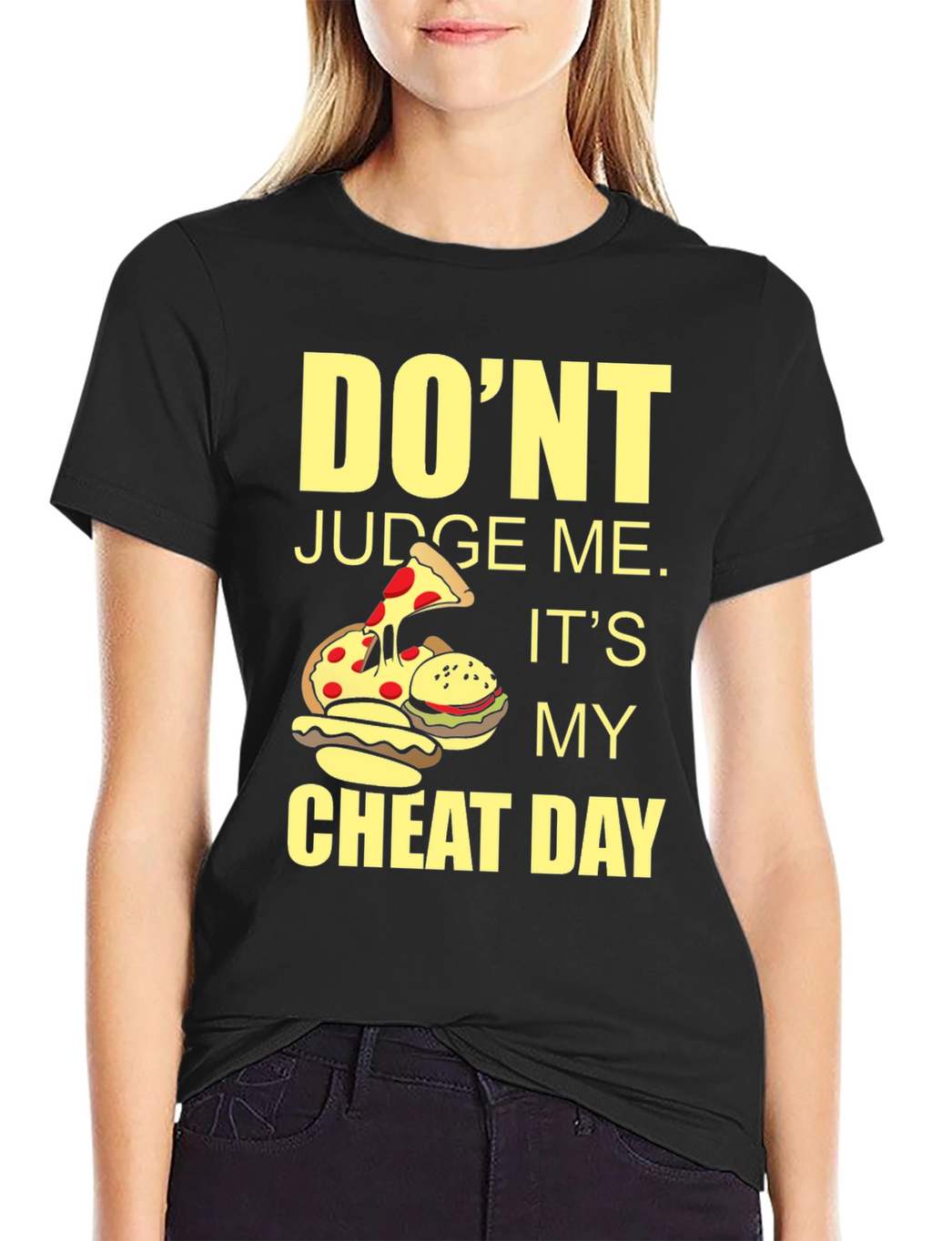 Dont Judge Me Cheat Day Graphic Tee