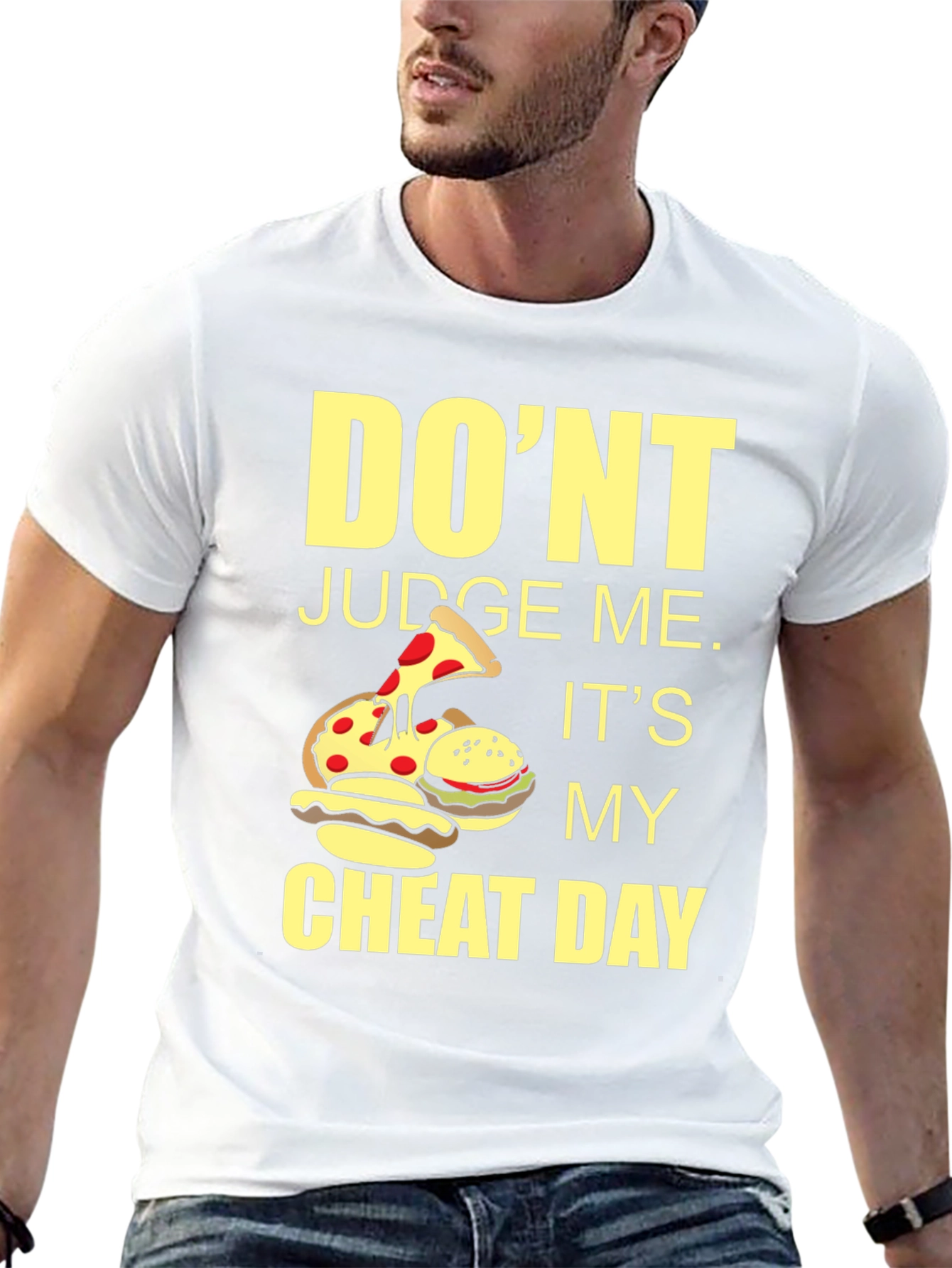 Dont Judge Me Cheat Day Graphic Tee
