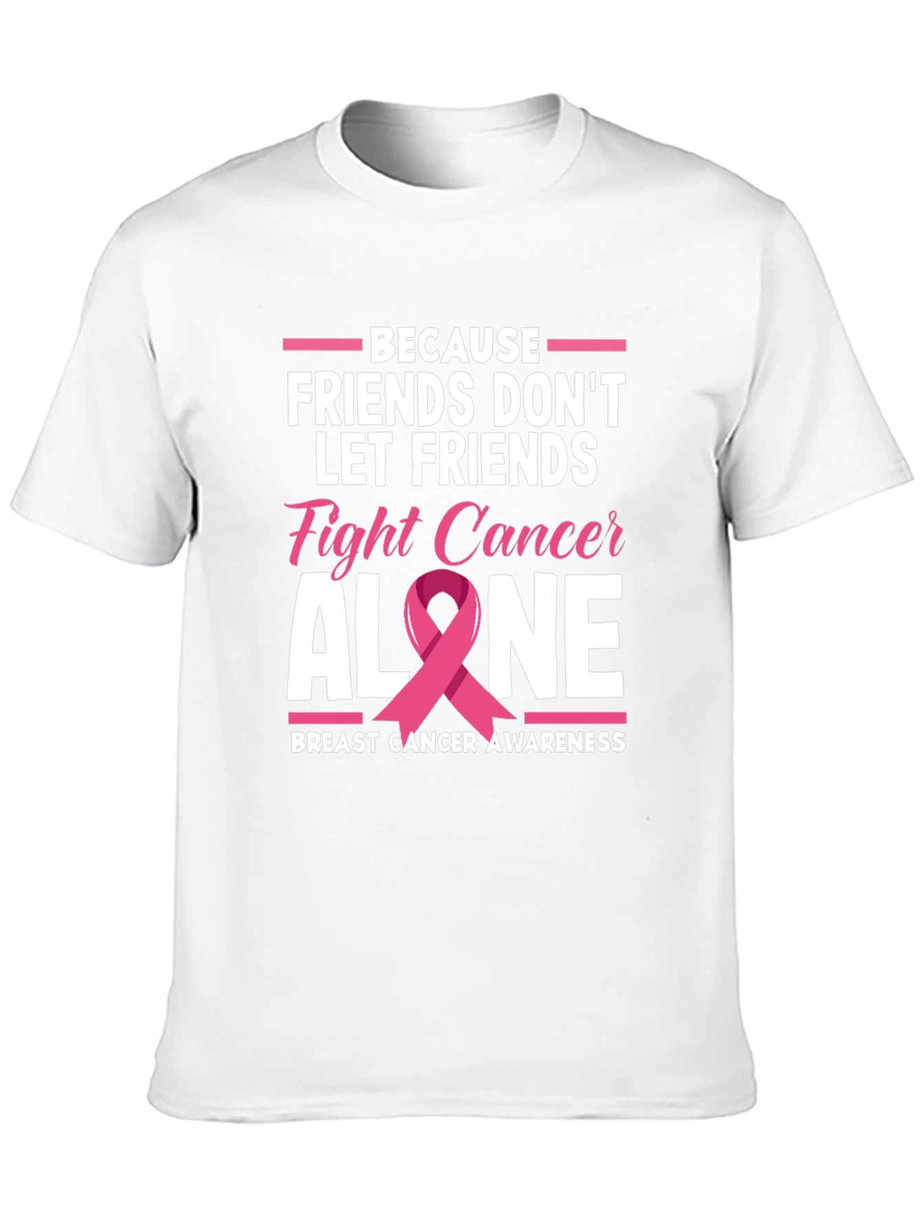 Breast Cancer Awareness T-Shirt - Friends Fight Cancer