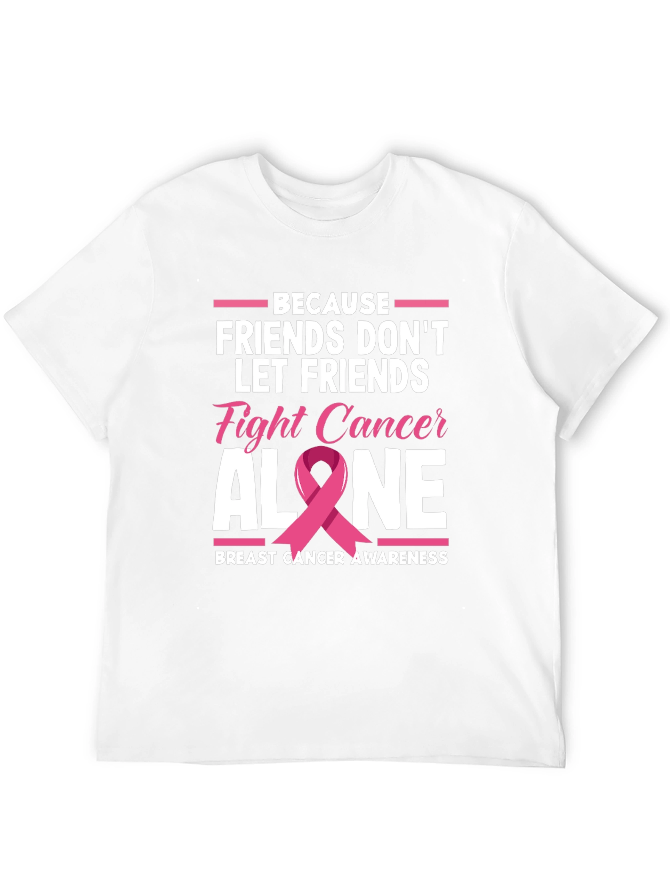 Breast Cancer Awareness T-Shirt - Friends Fight Cancer