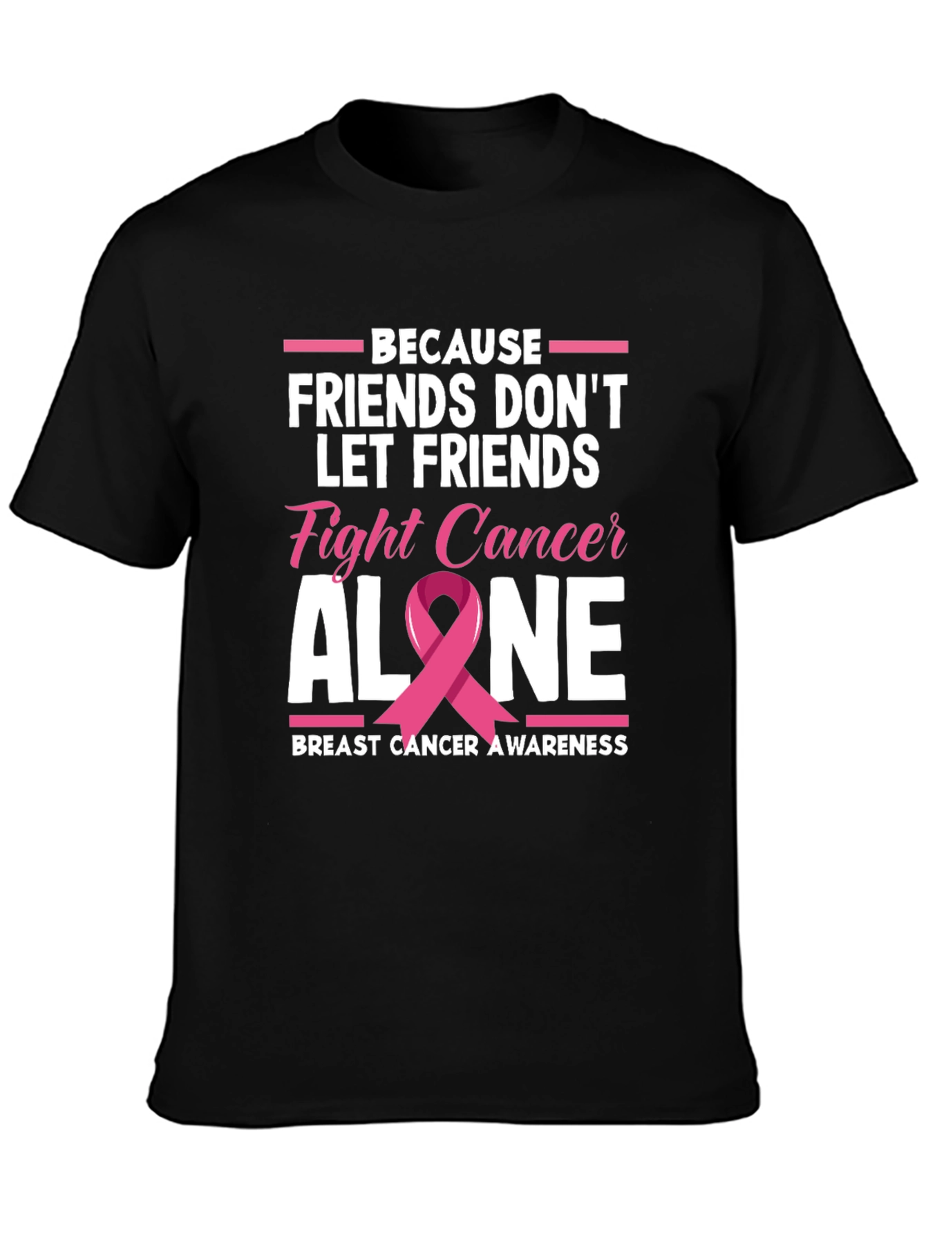 Breast Cancer Awareness T-Shirt - Friends Fight Cancer