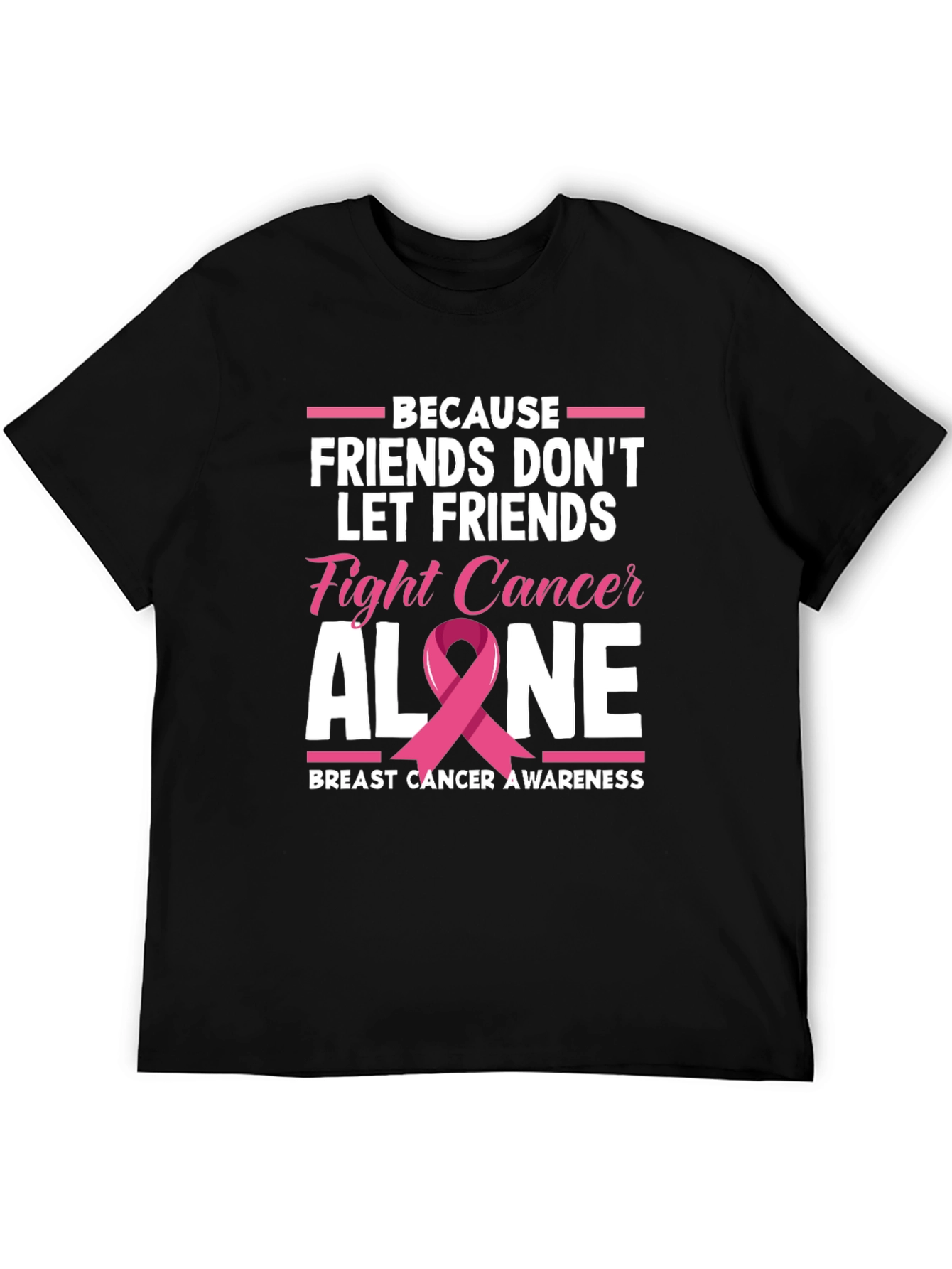 Breast Cancer Awareness T-Shirt - Friends Fight Cancer