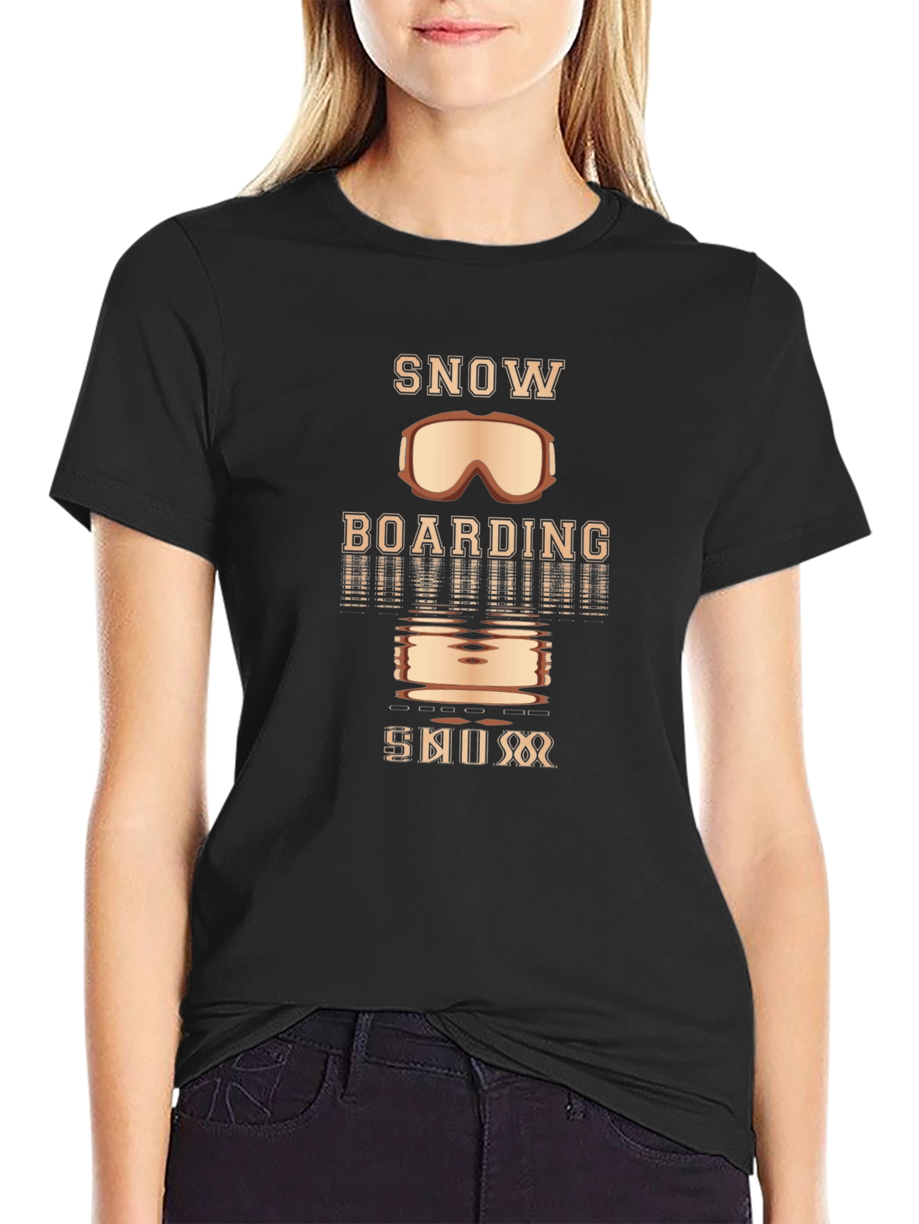 Snowboarding Bum Graphic T-Shirt