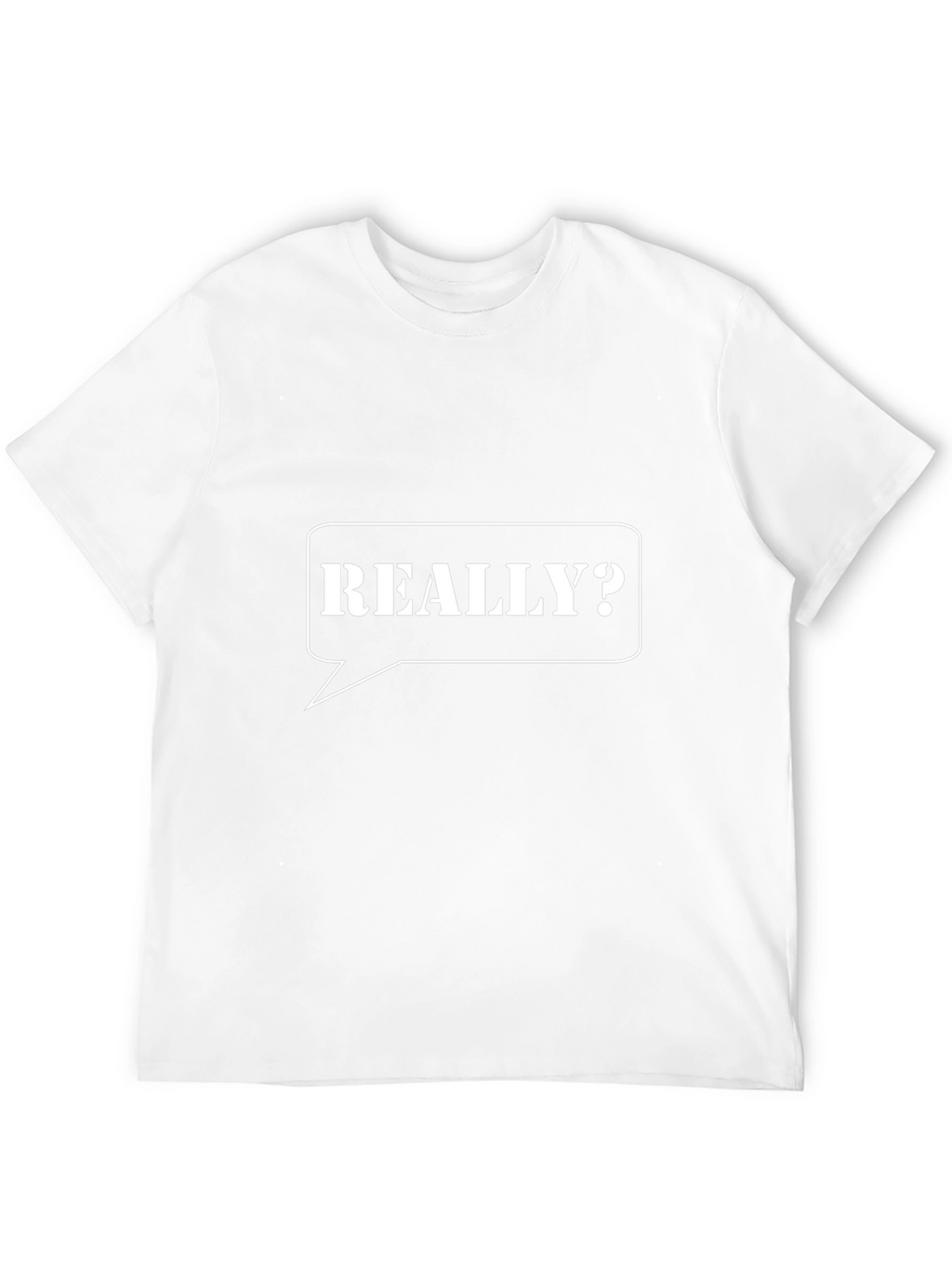 REALLY? Graphic Print Black T-Shirt