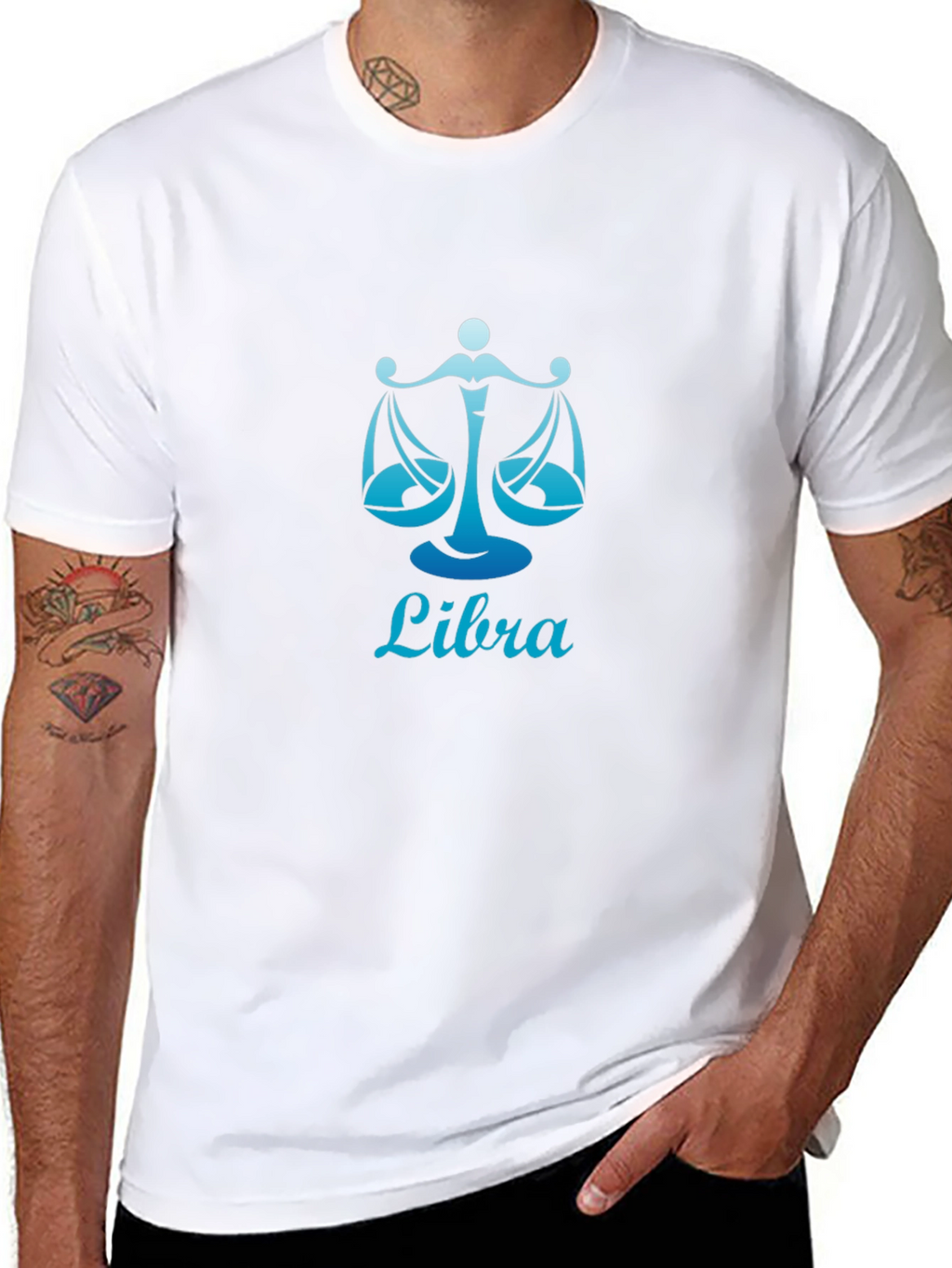 Libra Zodiac Graphic T-Shirt - Stylish Astrology Tee
