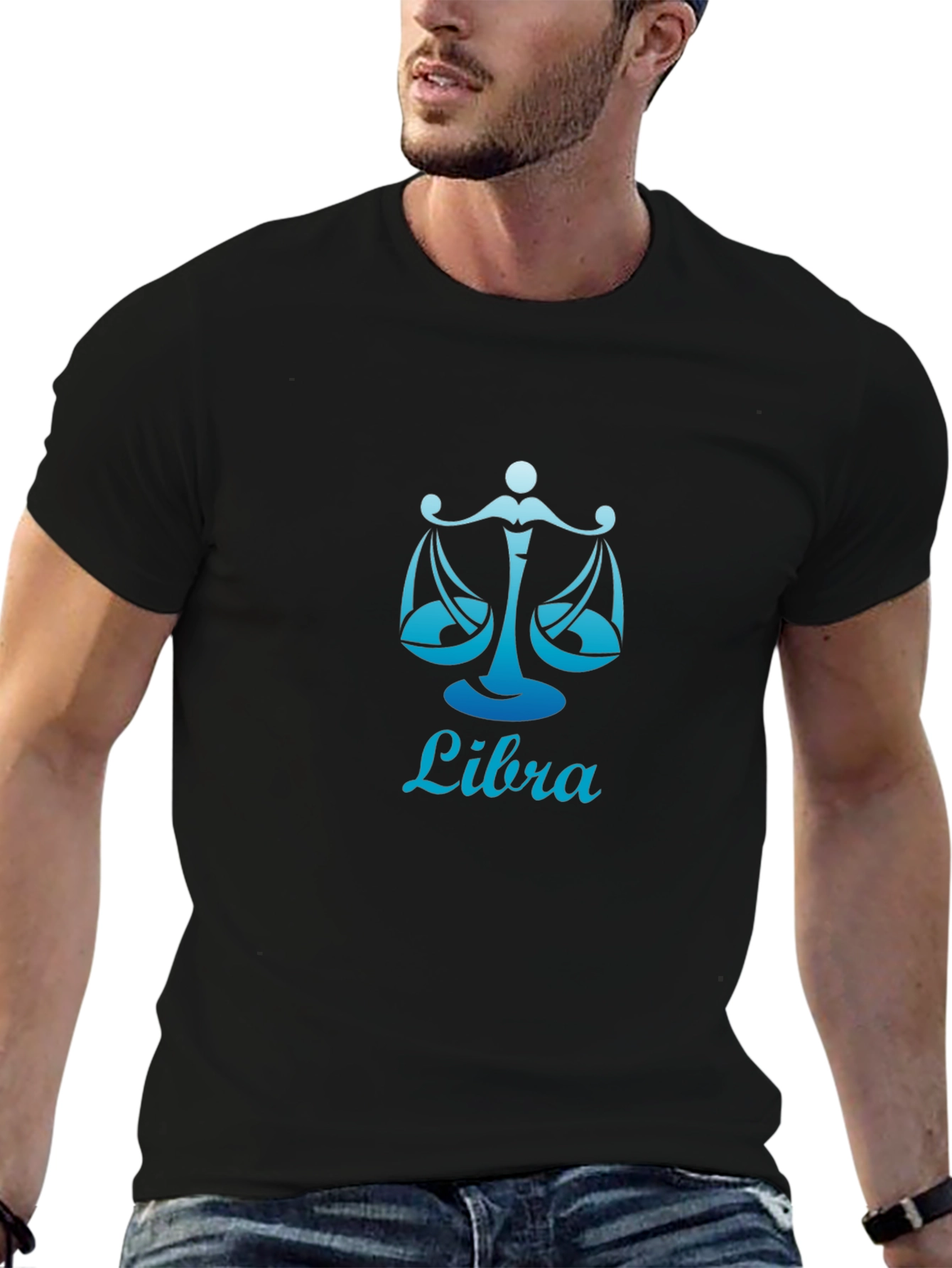 Libra Zodiac Graphic T-Shirt - Stylish Astrology Tee