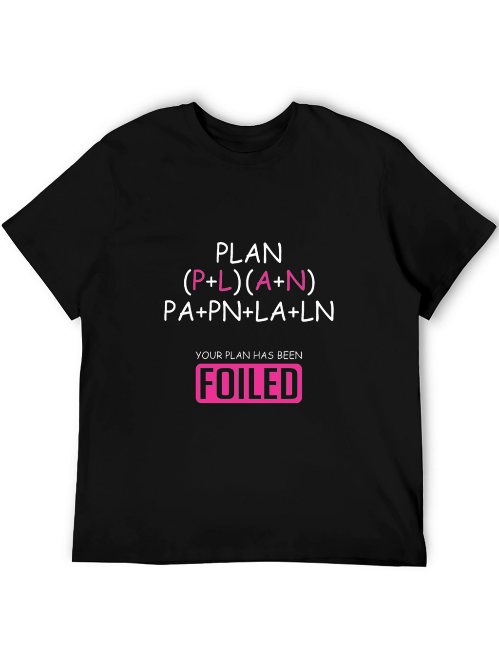 Math Plan Foiled T-Shirt