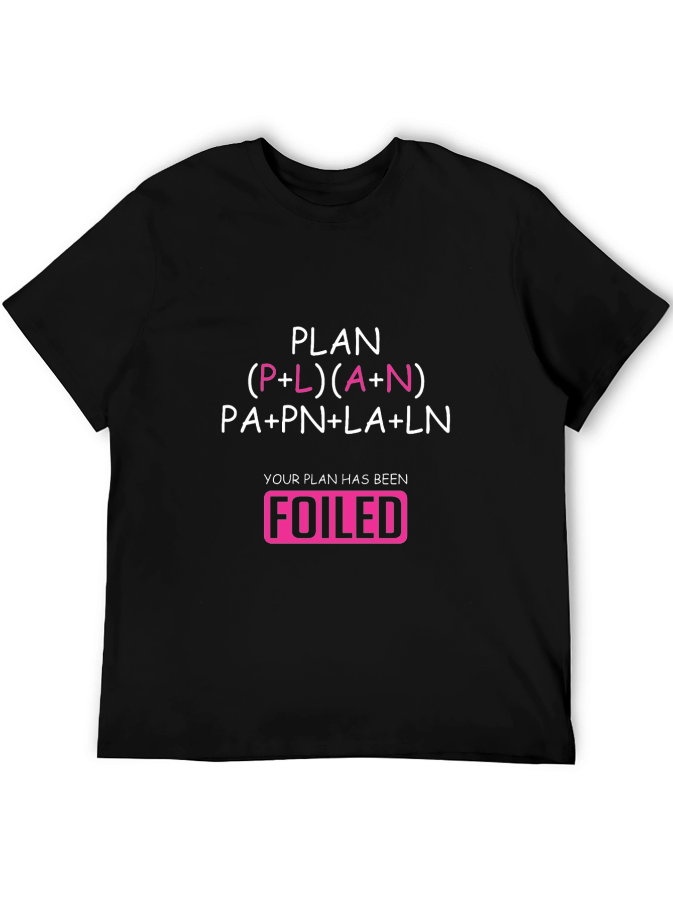 Math Plan Foiled T-Shirt