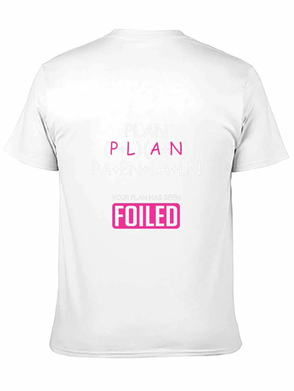 Math Plan Foiled T-Shirt