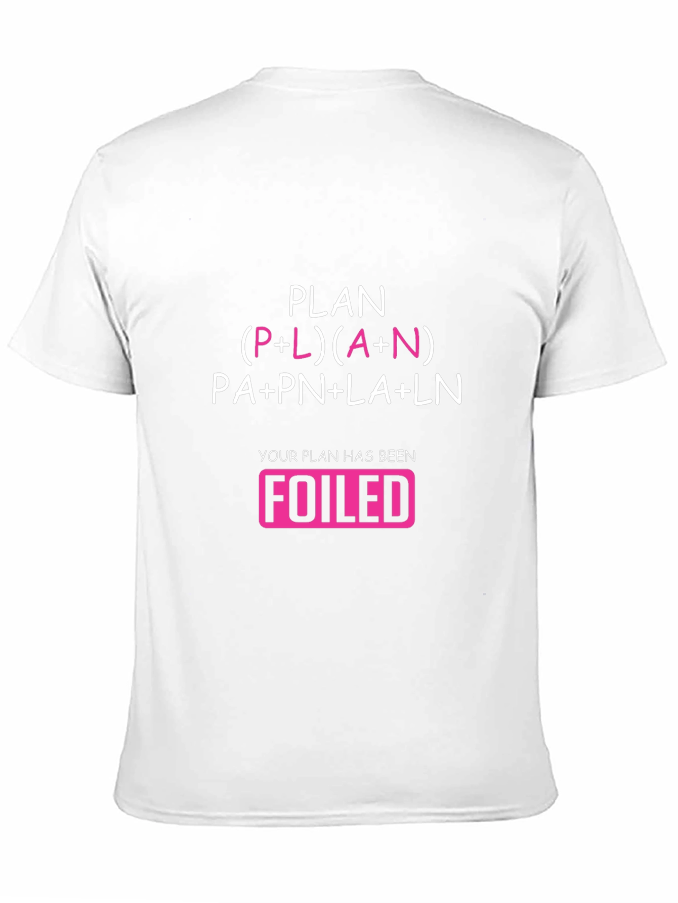 Math Plan Foiled T-Shirt