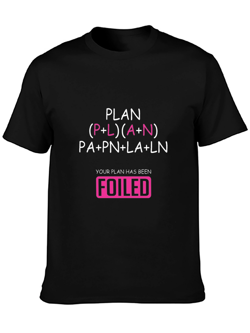Math Plan Foiled T-Shirt