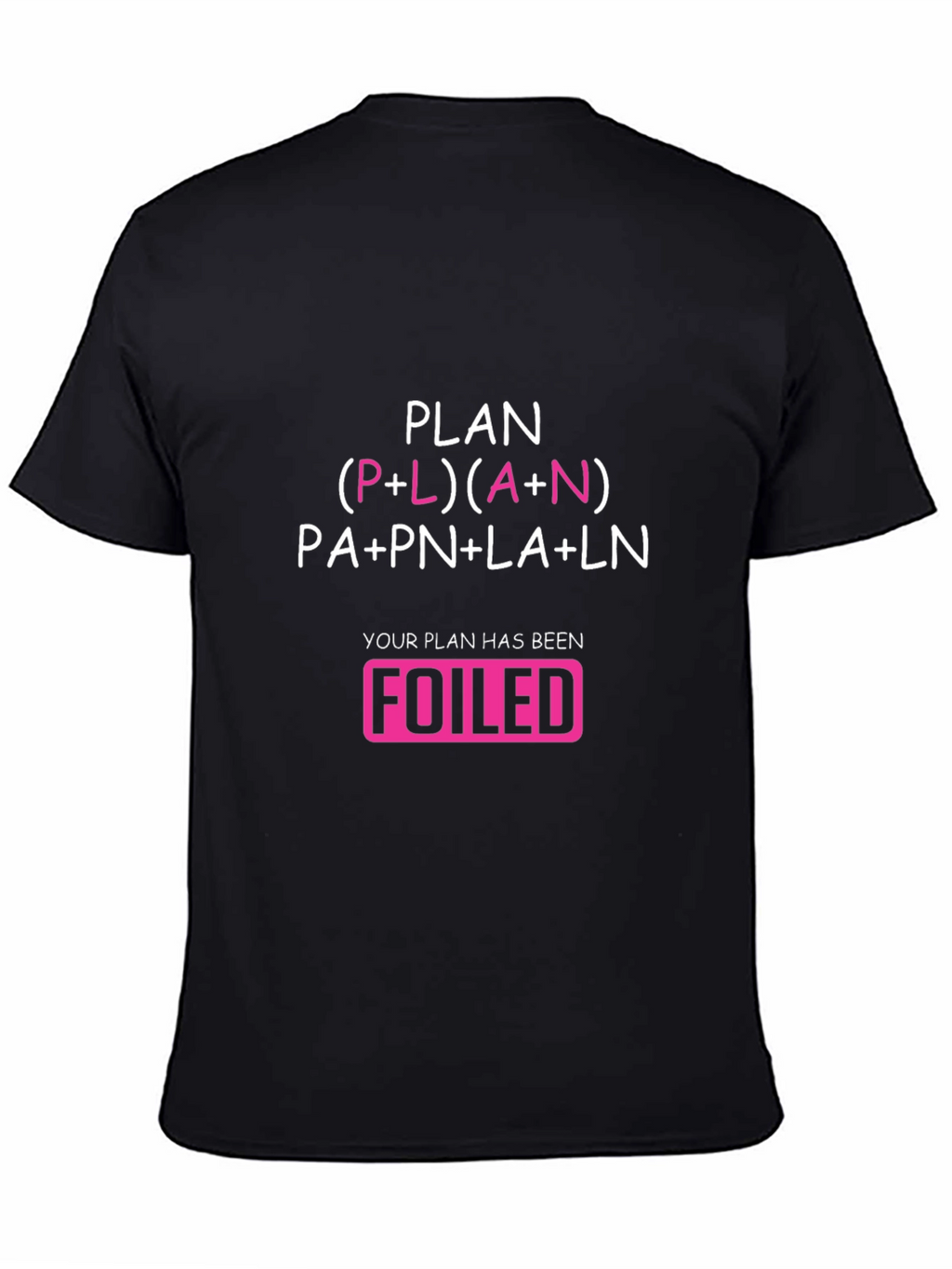 Math Plan Foiled T-Shirt