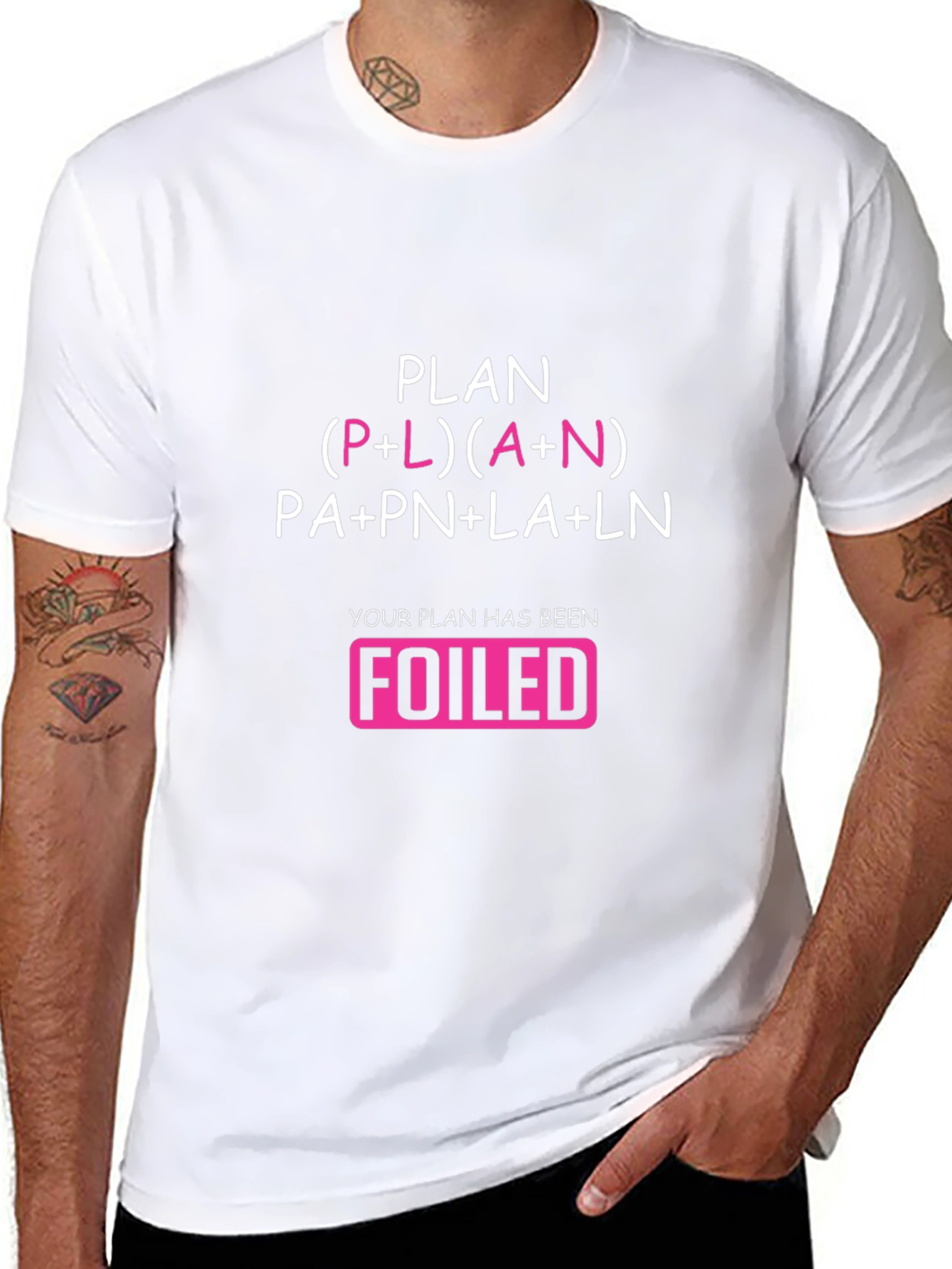 Math Plan Foiled T-Shirt