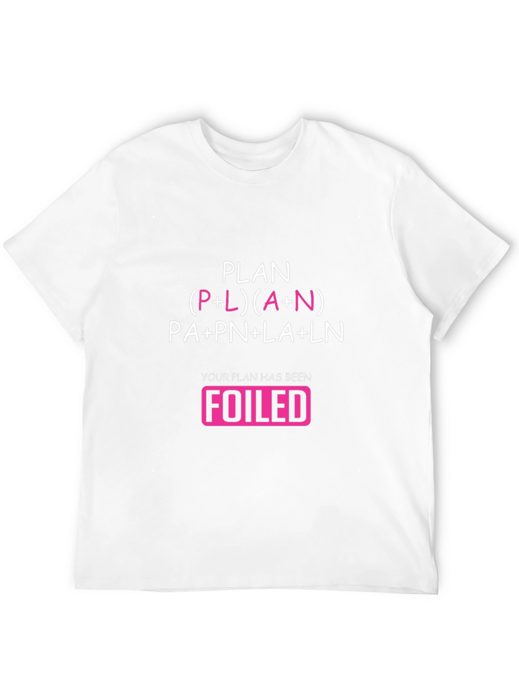 Math Plan Foiled T-Shirt