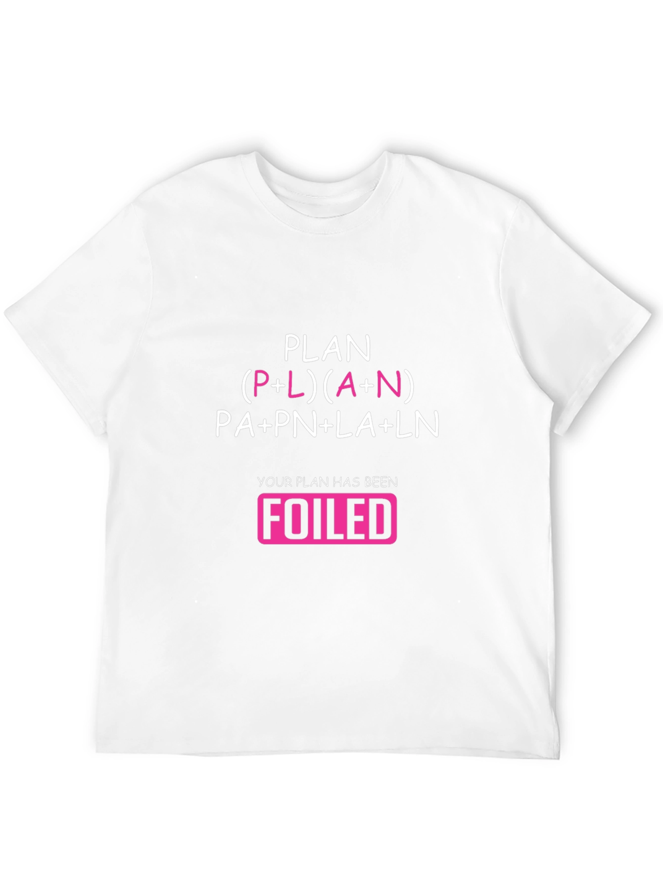 Math Plan Foiled T-Shirt