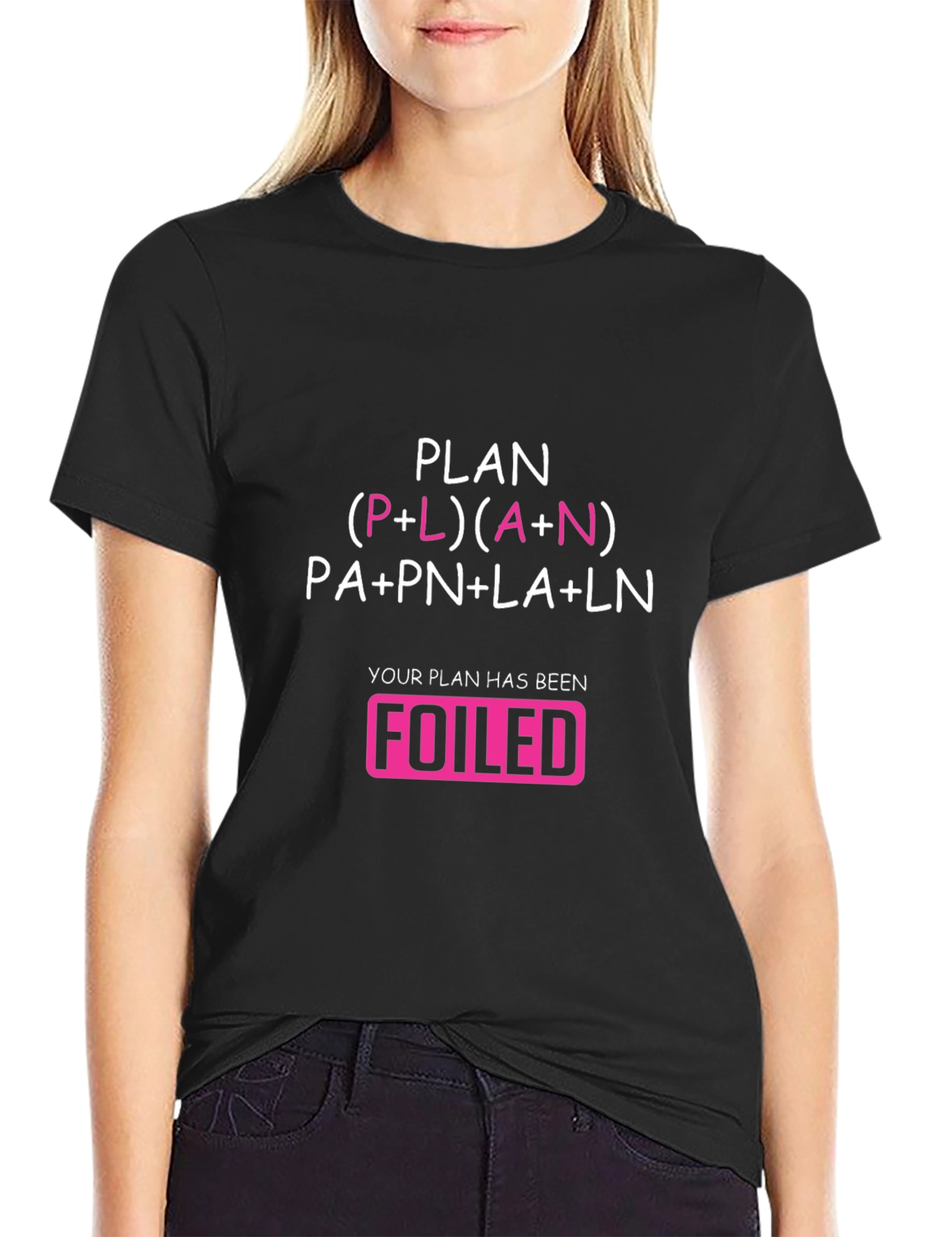 Math Plan Foiled T-Shirt